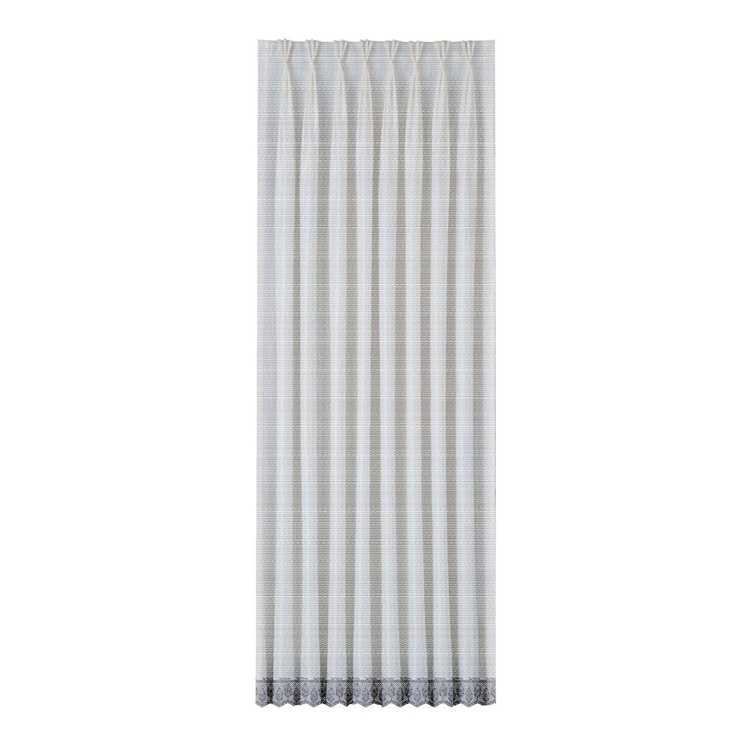 Taç Priene Brode Tül Perde Ekru ( Max Yükseklik : 270 cm )