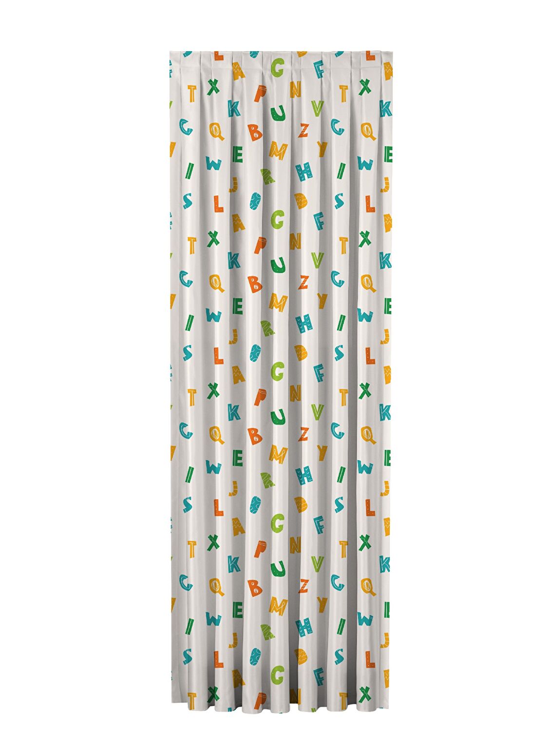 Taç Akaj Fon Perde Renkli ( Max Yükseklik : 280 cm )