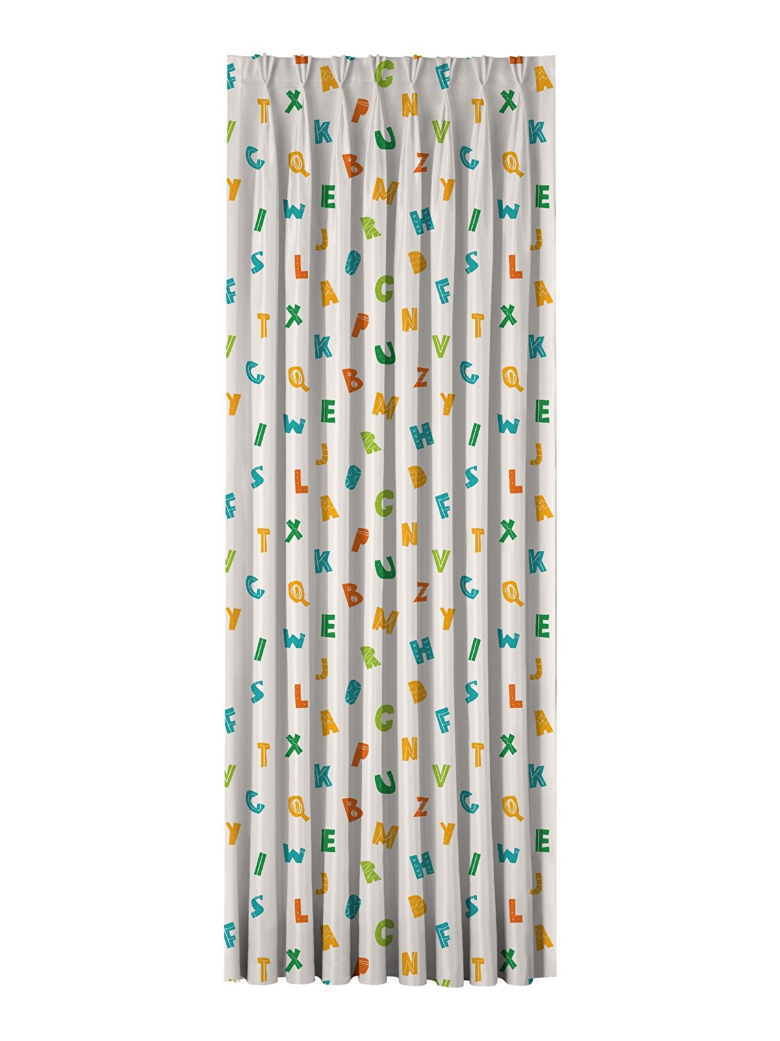 Taç Akaj Fon Perde Renkli ( Max Yükseklik : 280 cm )