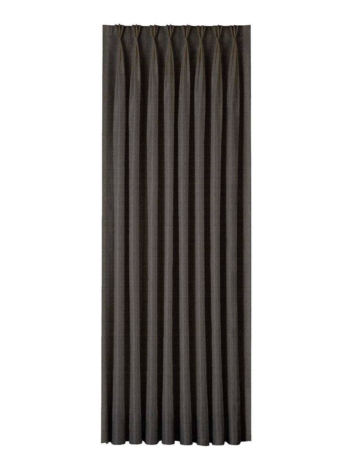 Taç Memph Fon Perde Siyah-Gold ( Max Yükseklik : 278 cm )