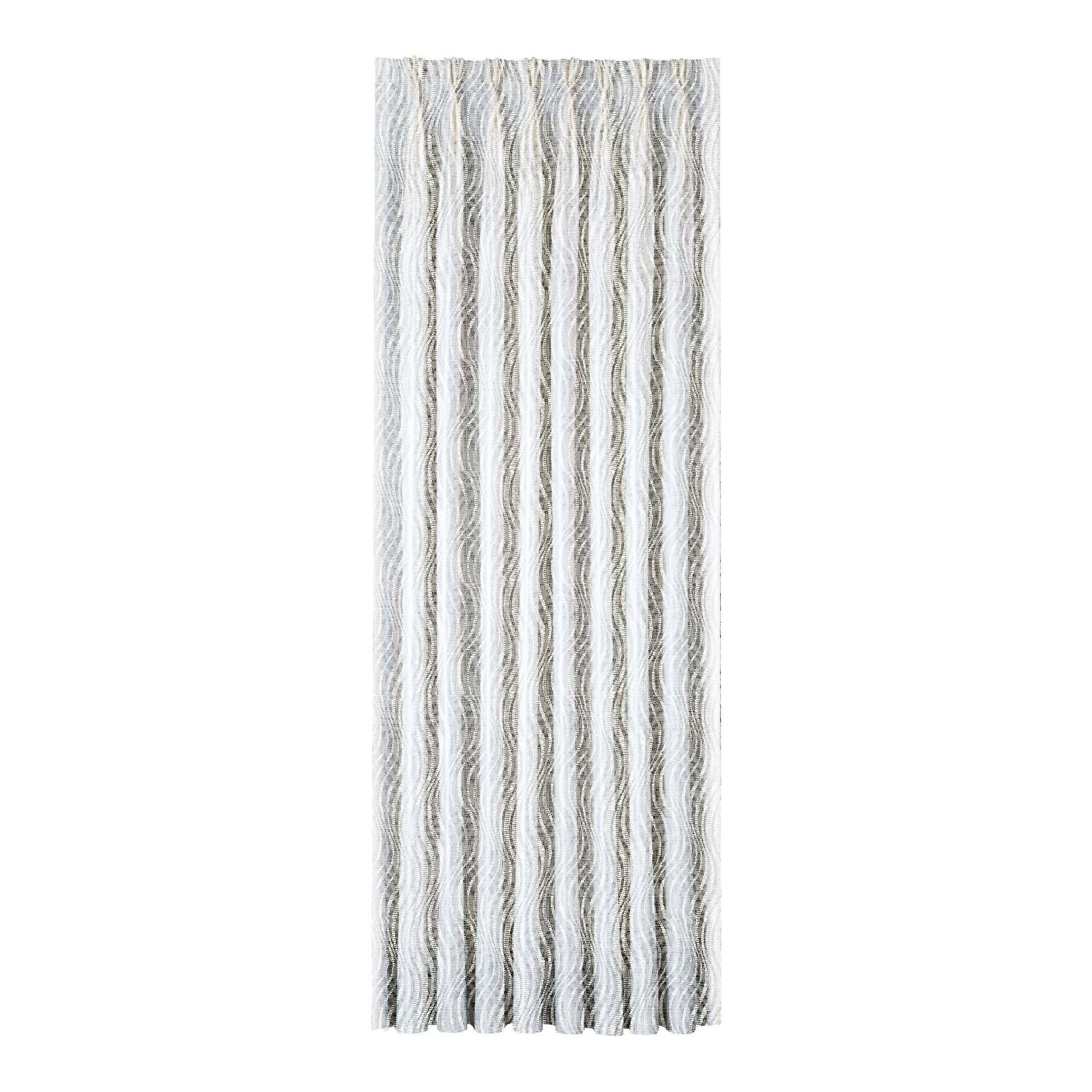 Taç Hyda Örme Tül Perde Krem ( Max Yükseklik : 270 cm )