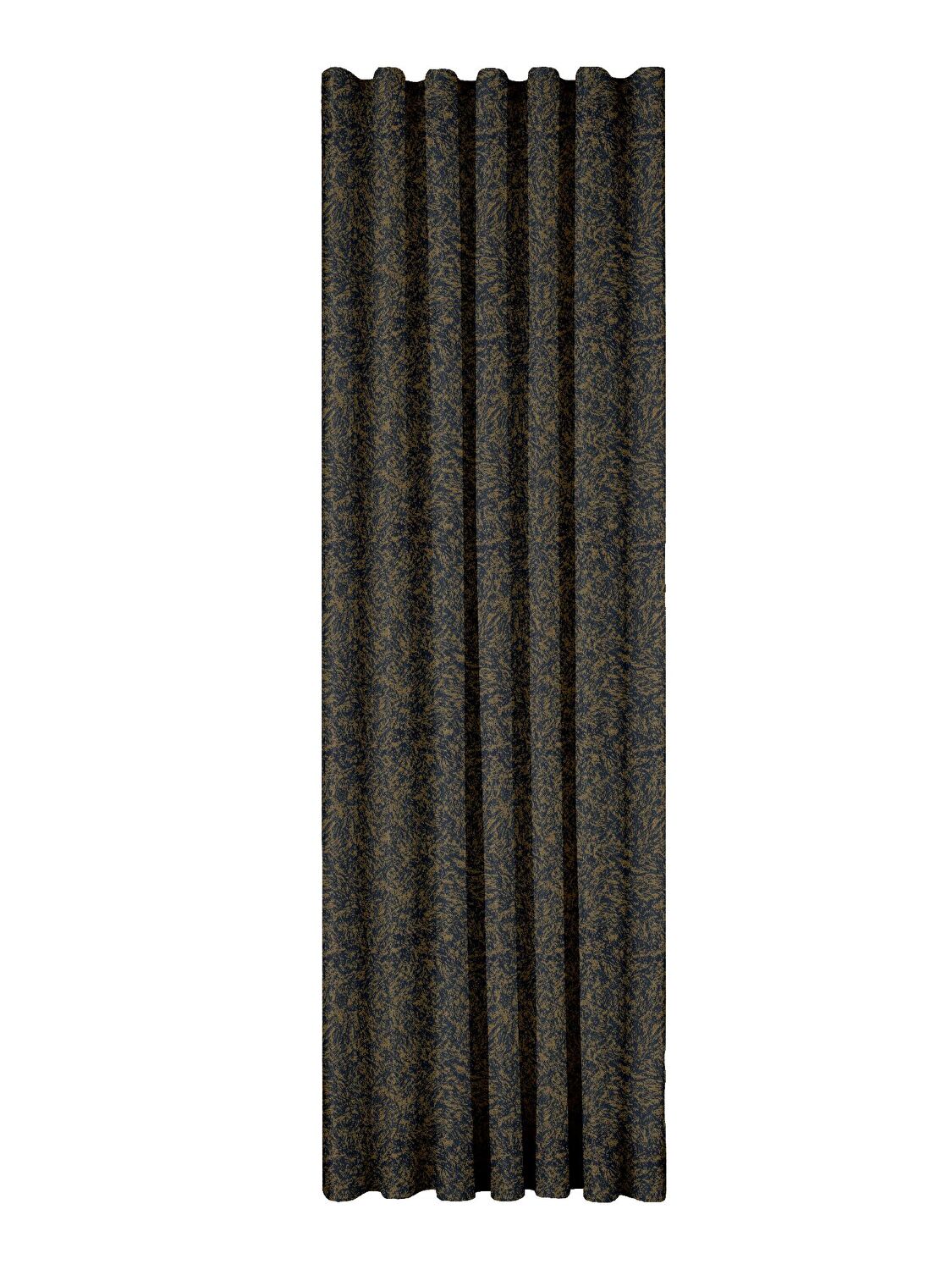 Taç Edess Fon Perde Siyah-Gold ( Max Yükseklik : 295 cm )