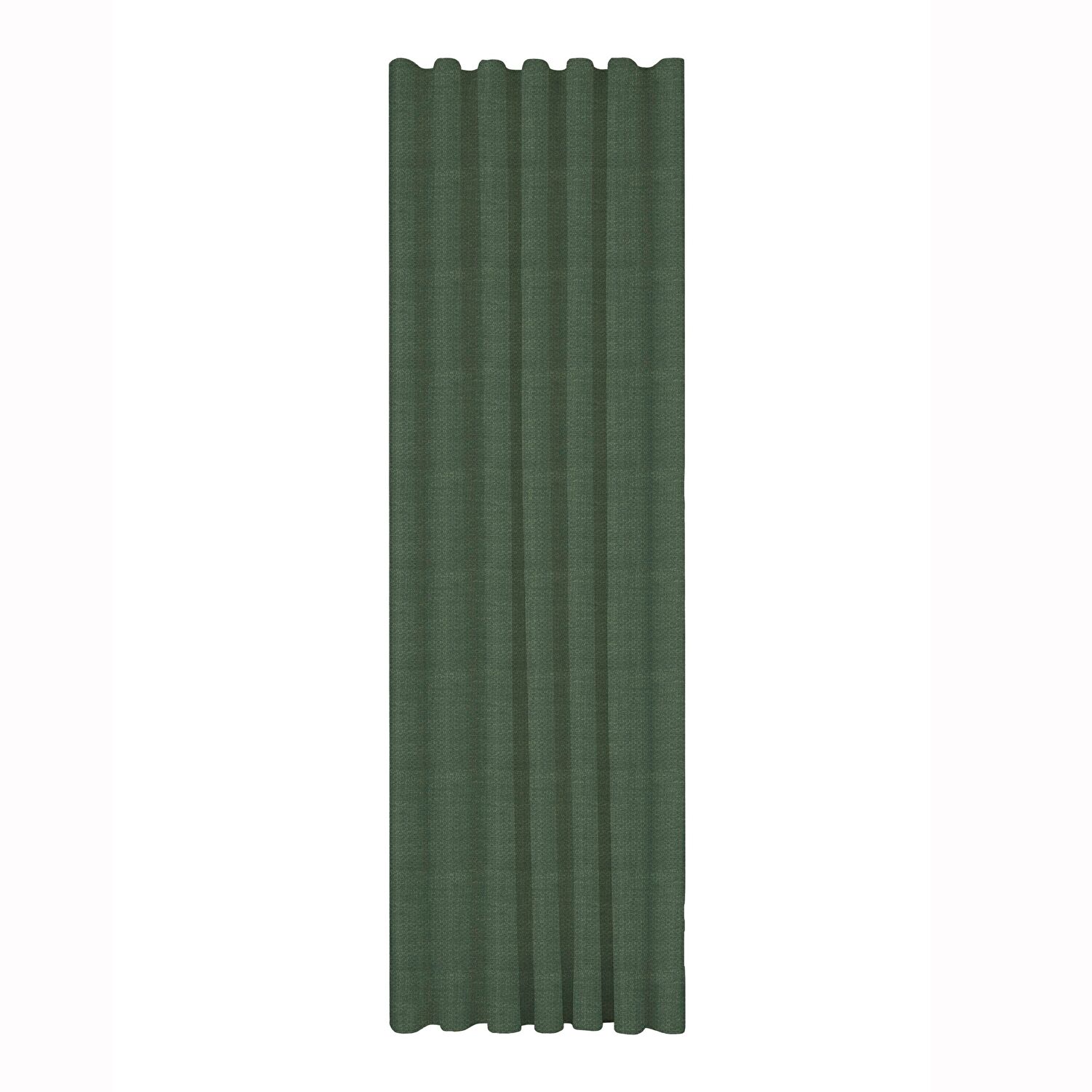 Taç Flan Fon Perde Yeşil ( Max Yükseklik : 290 cm )