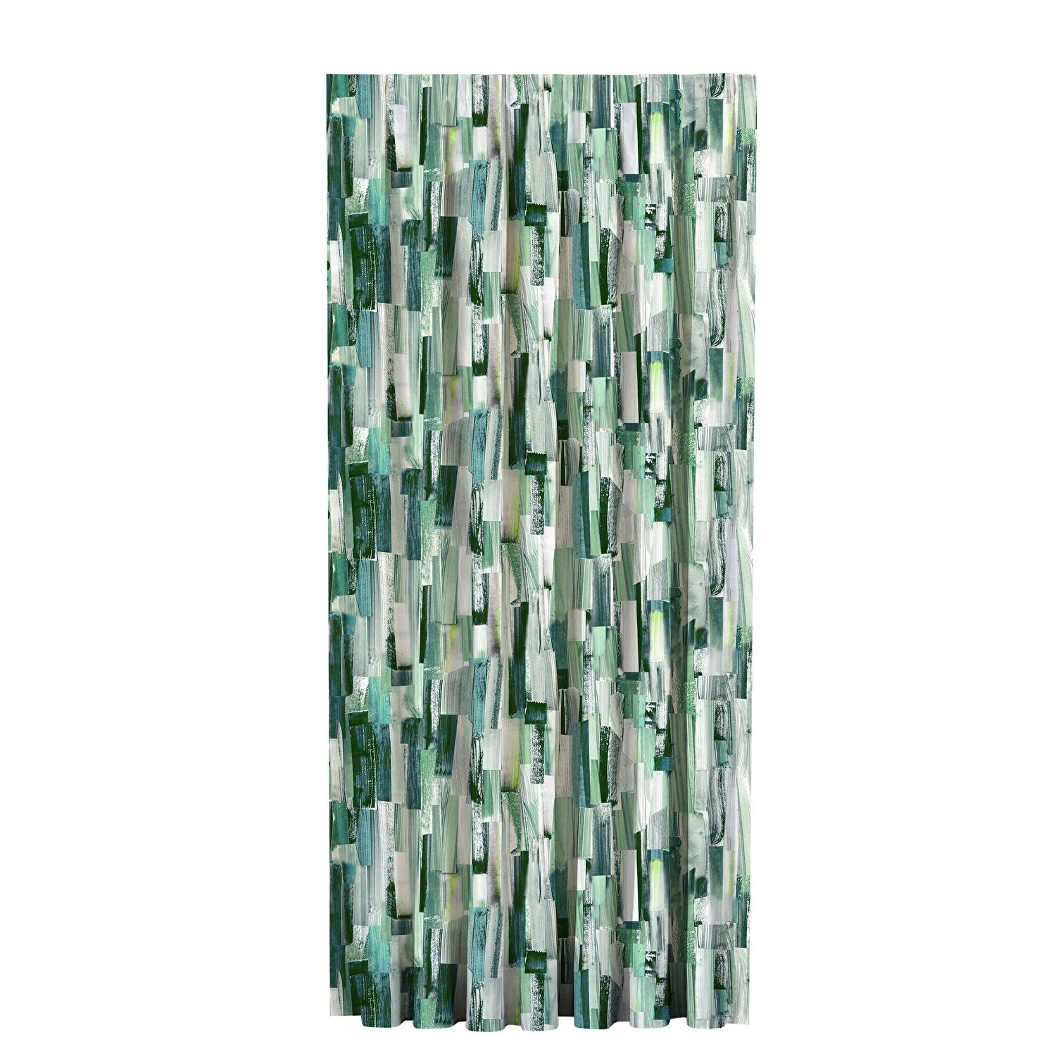 Taç Hiral Fon Perde Yeşil ( Max Yükseklik : 280 cm )