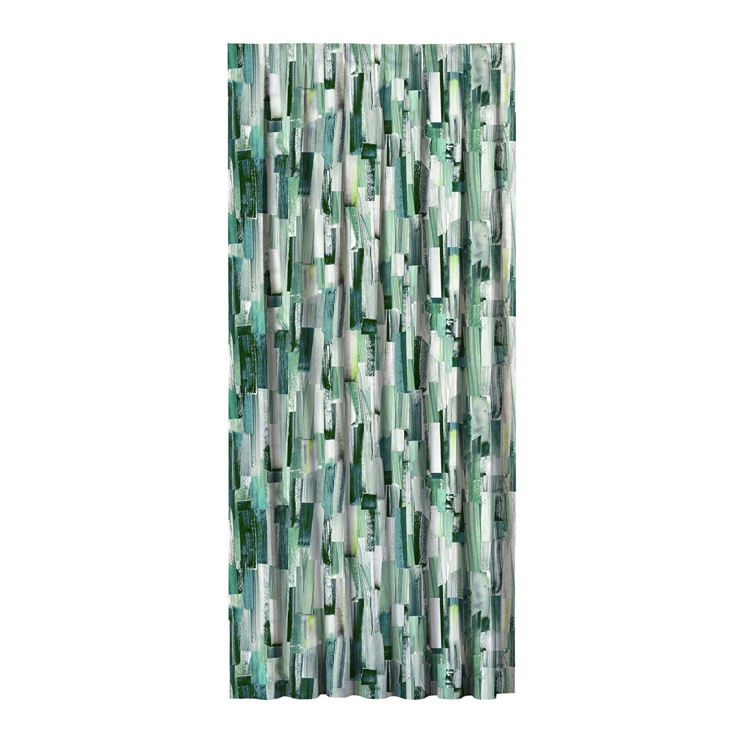 Taç Hiral Fon Perde Yeşil ( Max Yükseklik : 280 cm )