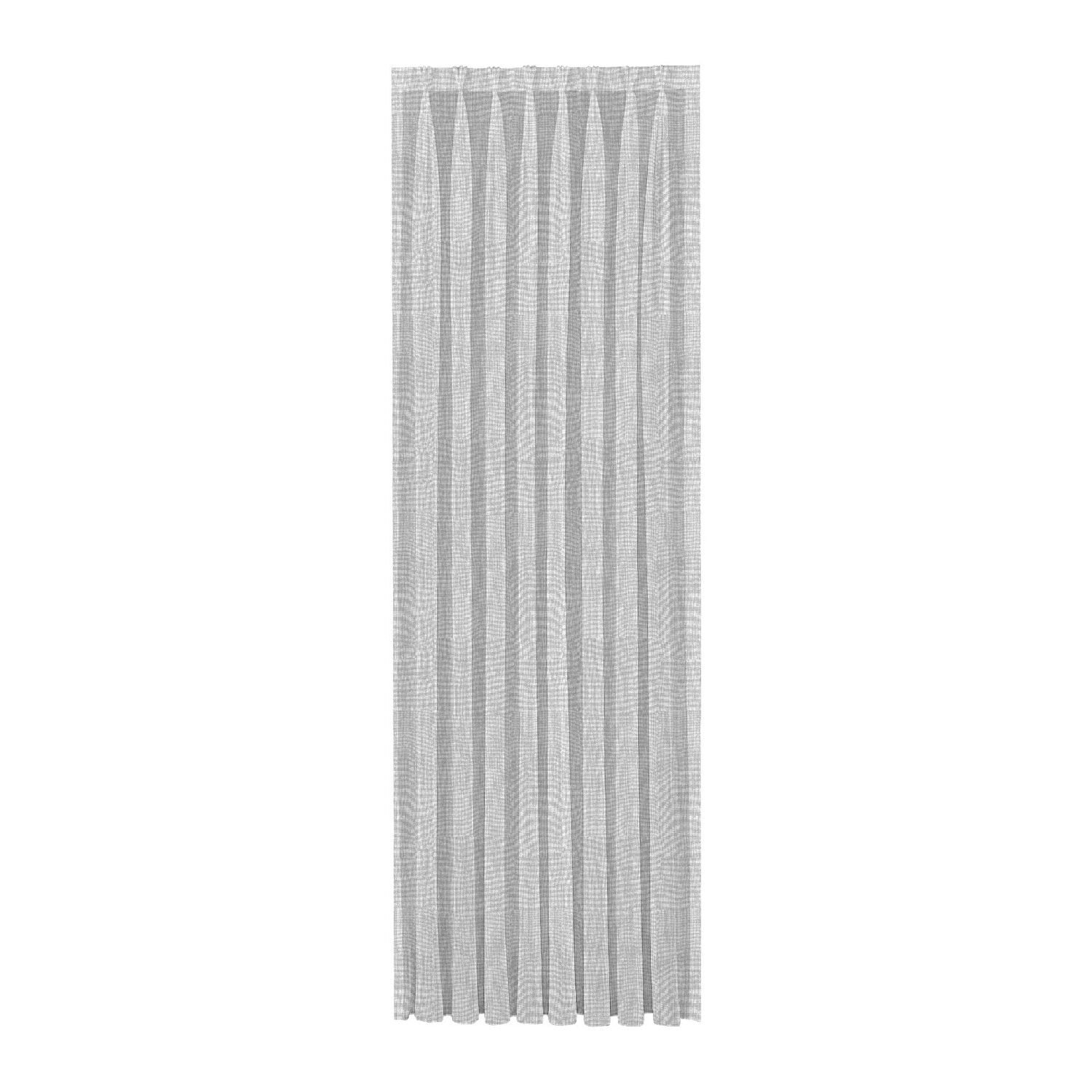 Taç Kaia Örme Tül Perde Gri ( Max Yükseklik : 270 cm )