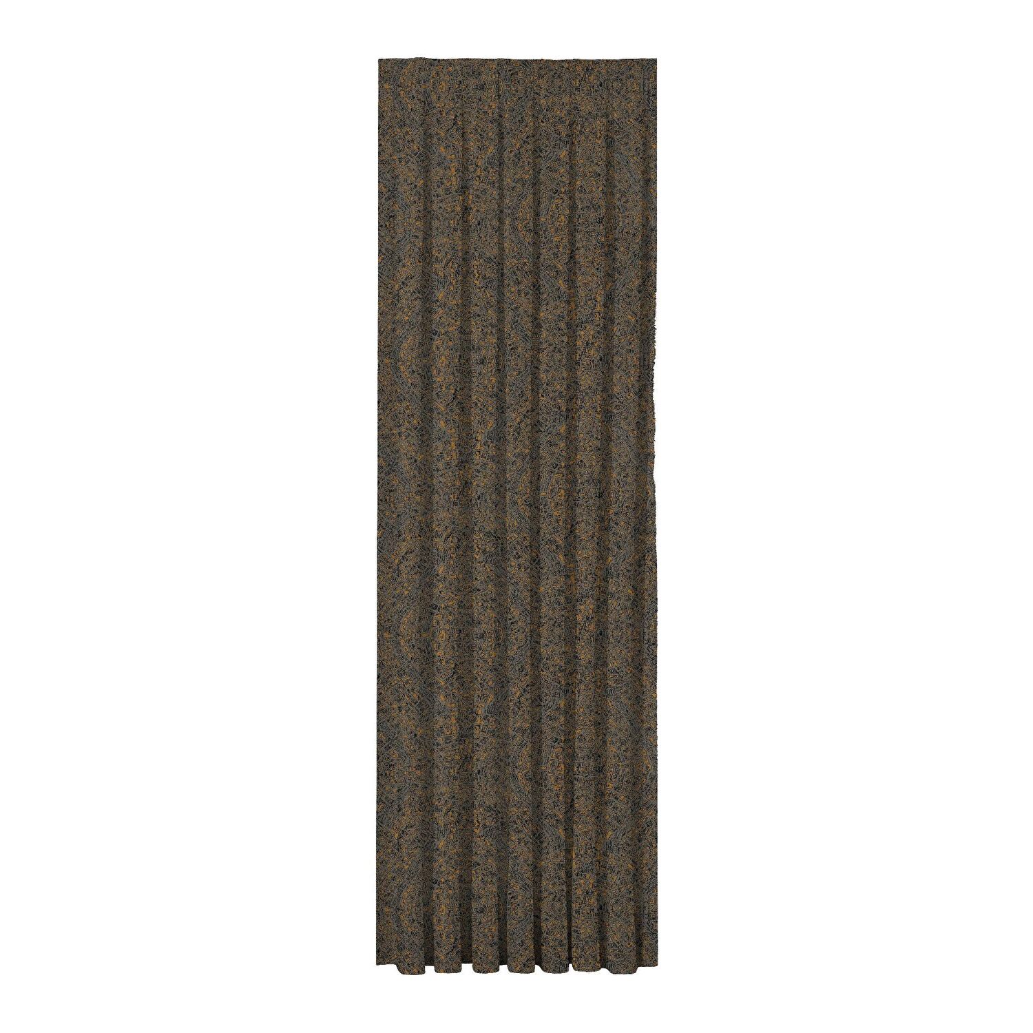 Taç Solvia Fon Perde Hardal ( Max Yükseklik : 275 cm )