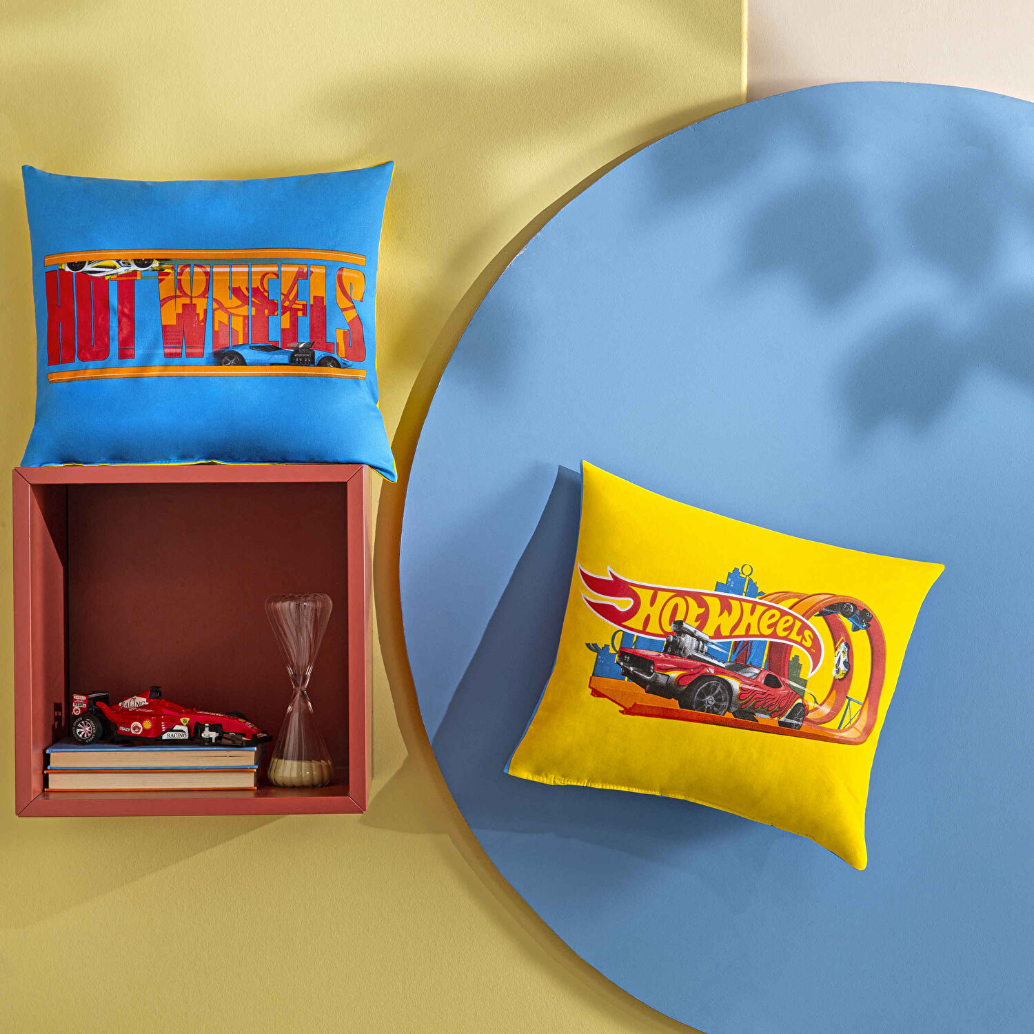 Lisanslı Hot Wheels Fast Kırlent