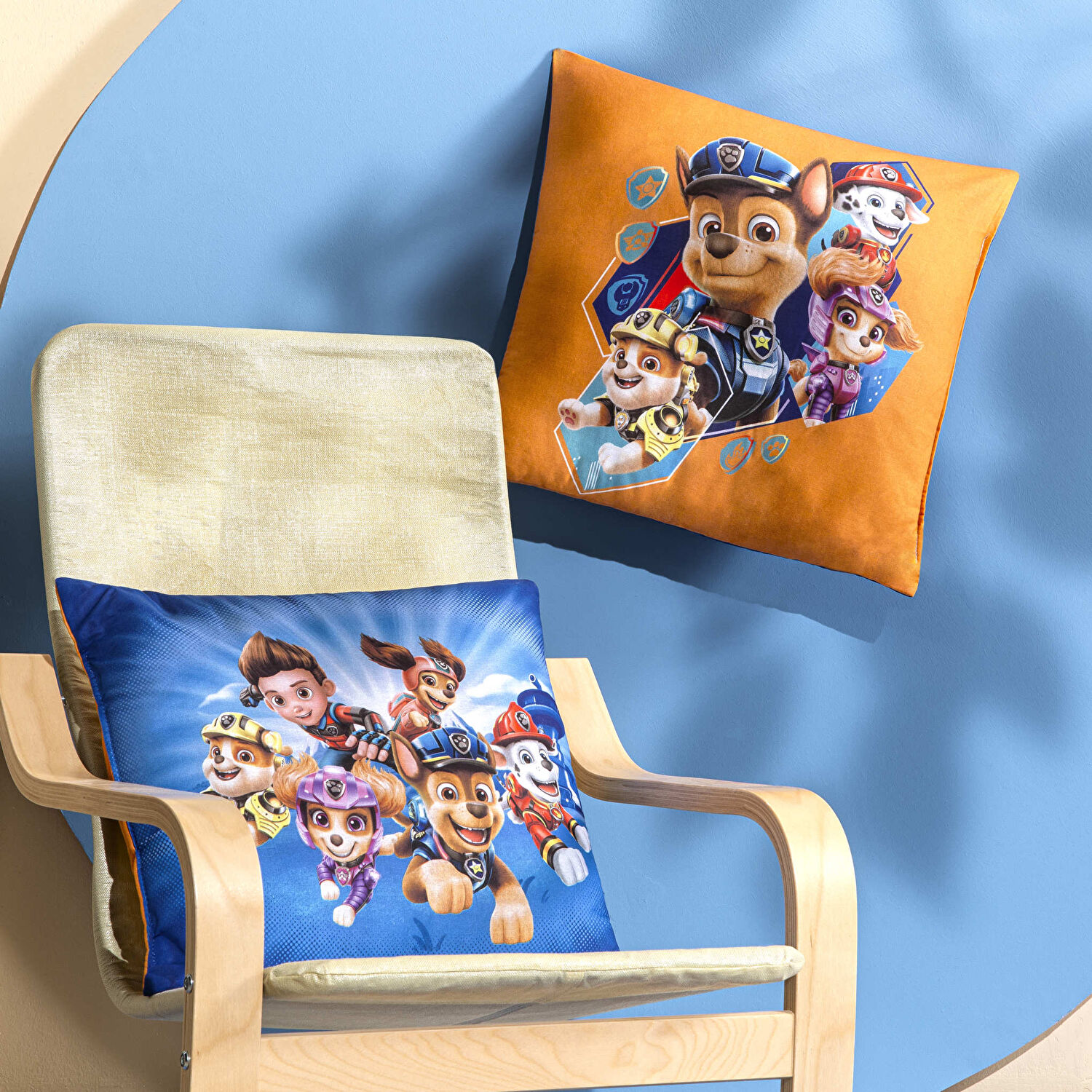 Lisanslı Paw patrol Team Kırlent