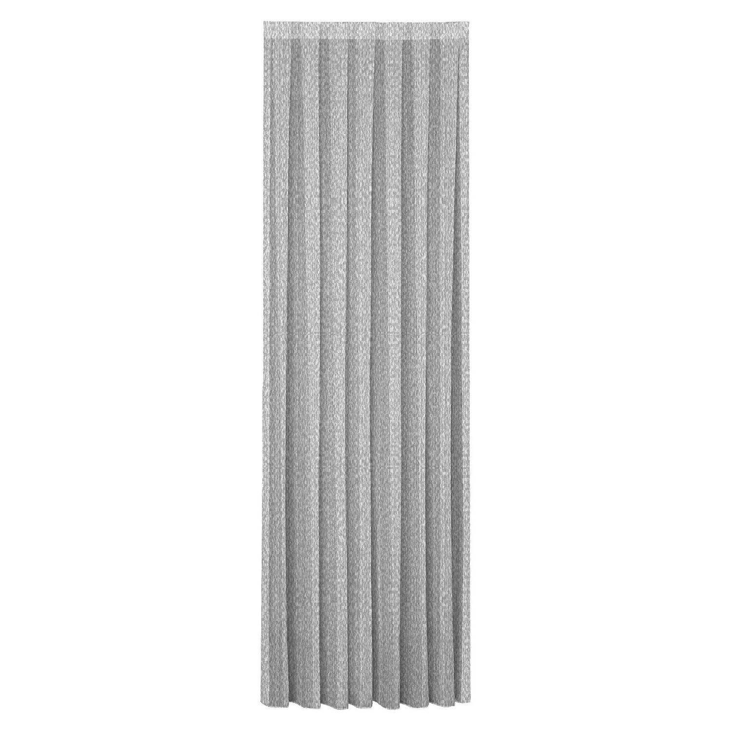 Taç Lunelle Örme Tül Perde Gri ( Max Yükseklik : 270 cm )