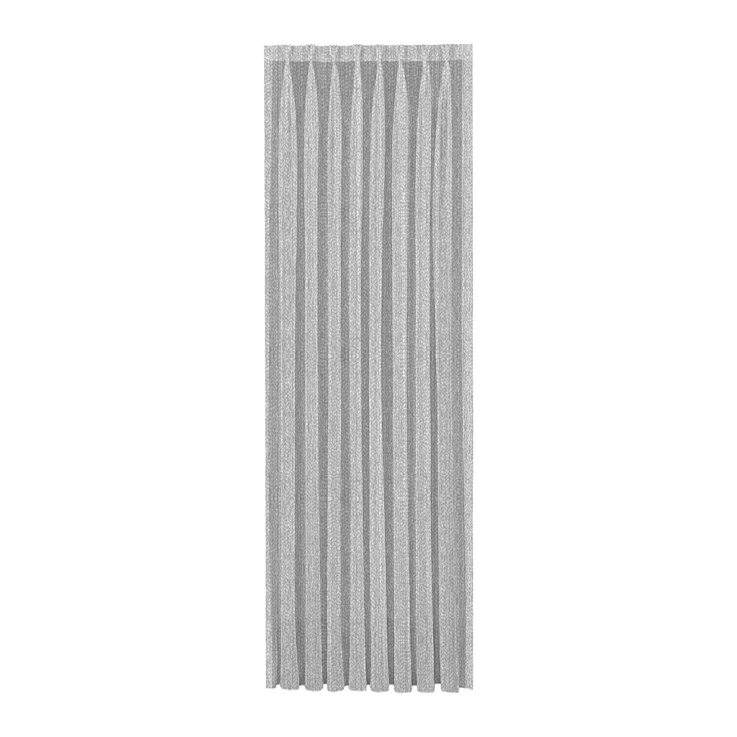 Taç Lunelle Örme Tül Perde Gri ( Max Yükseklik : 270 cm )