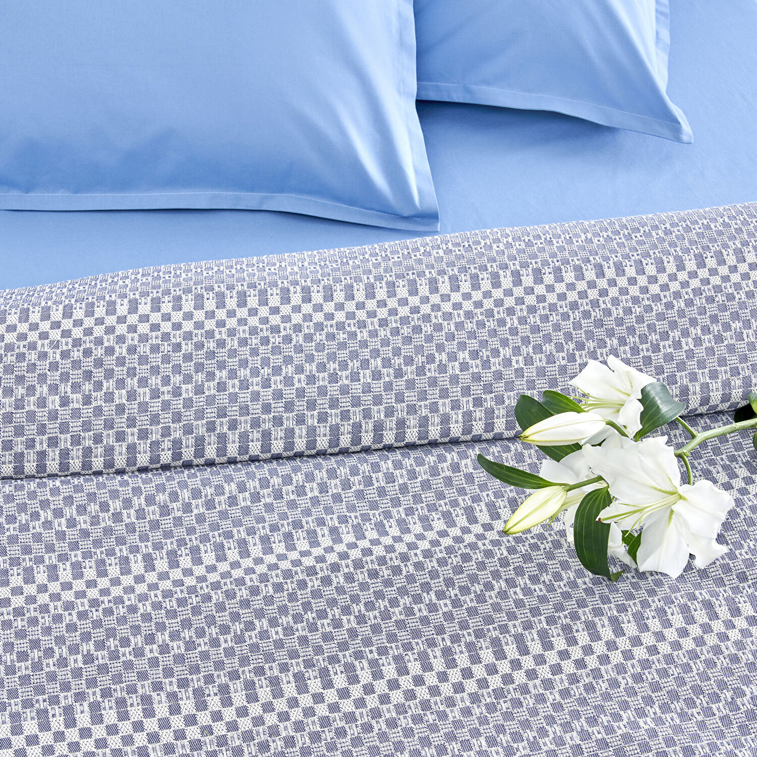 Taç Loft Çift Kişilik Softly Set Lacivert