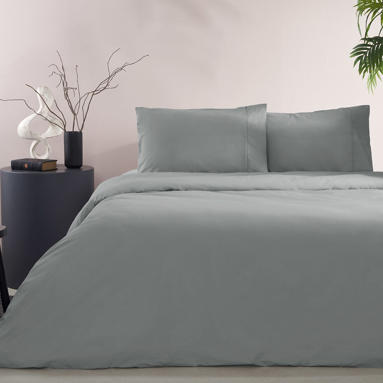 Taç Basic Ranforce Tek Kişilik Nevresim Takımı Antarsit