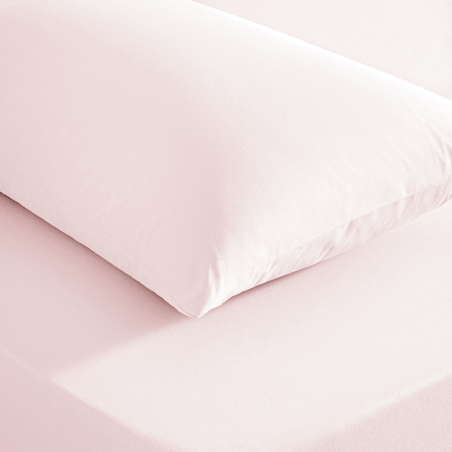 Taç Color Dreams Ranforce Tek Kişilik Çarşaf Seti Pudra