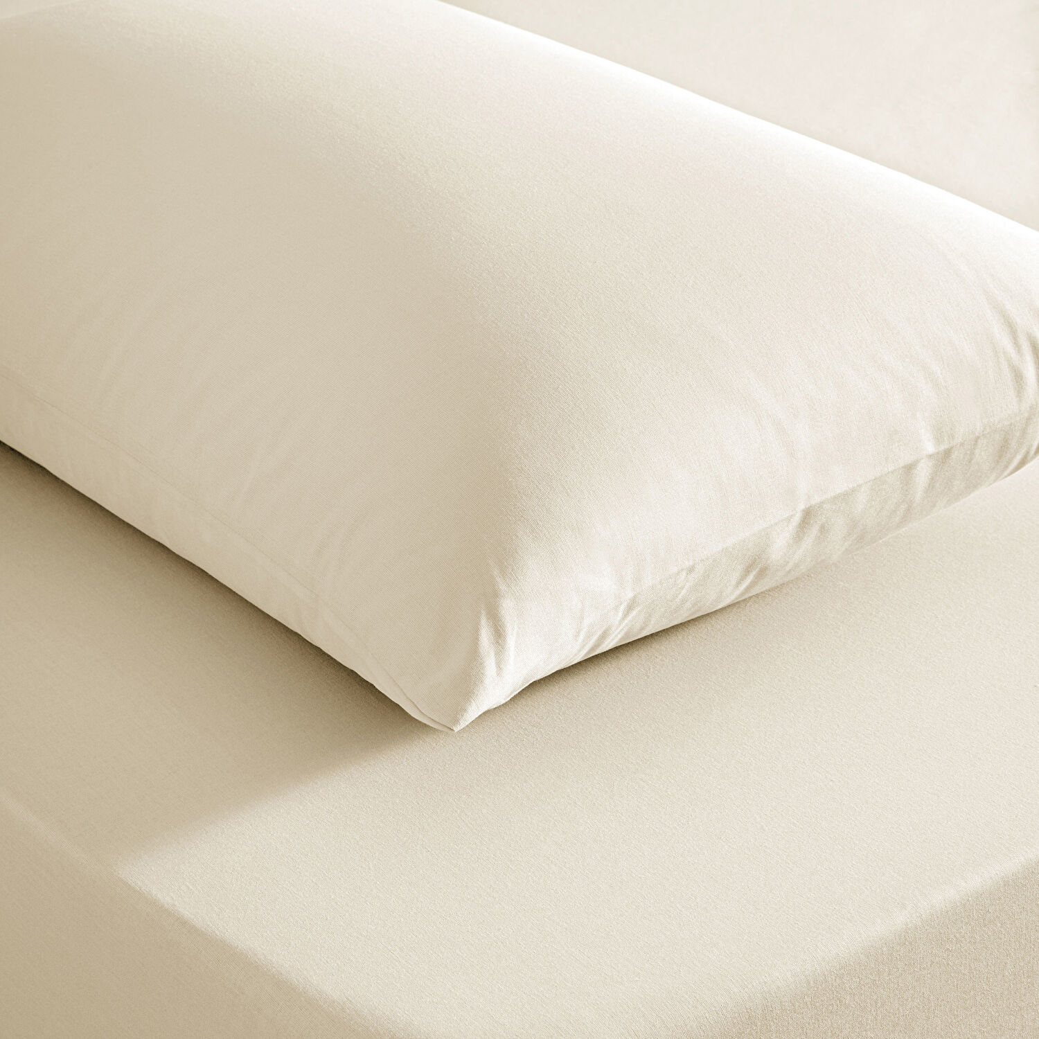 Taç Color Dreams Ranforce Tek Kişilik Çarşaf Seti Ekru