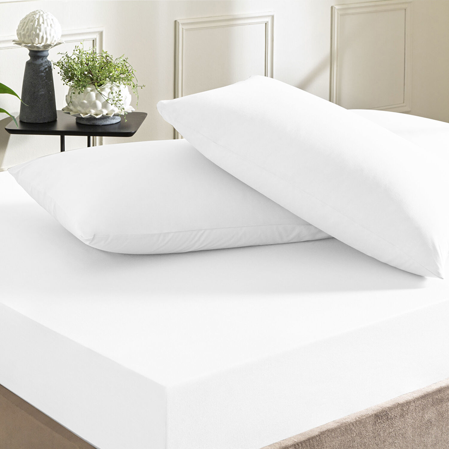 Taç Color Dreams Ranforce Tek Kişilik Çarşaf Seti Beyaz