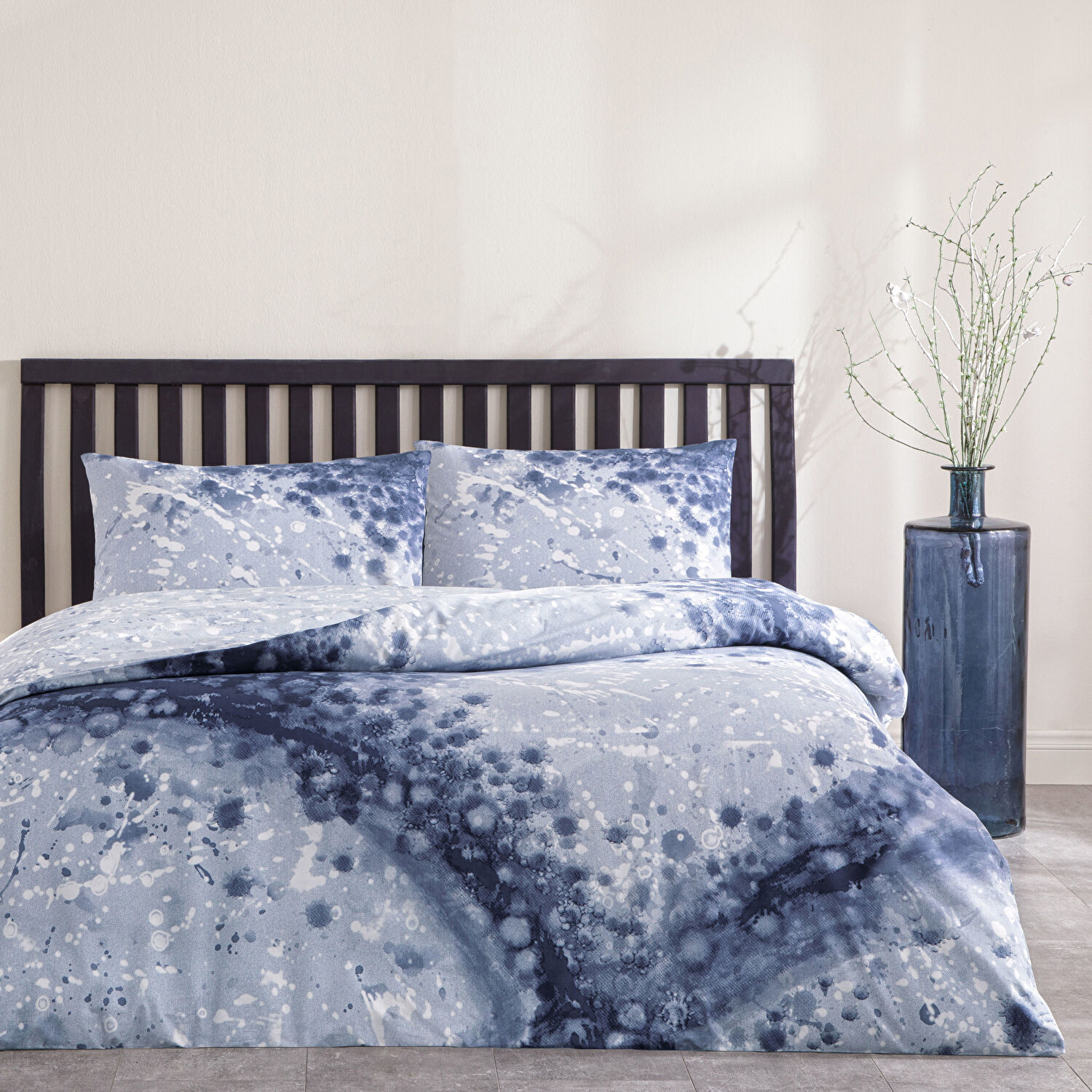 Taç Rex Ranforce Çift Kişilik Nevresim Takımı Lacivert