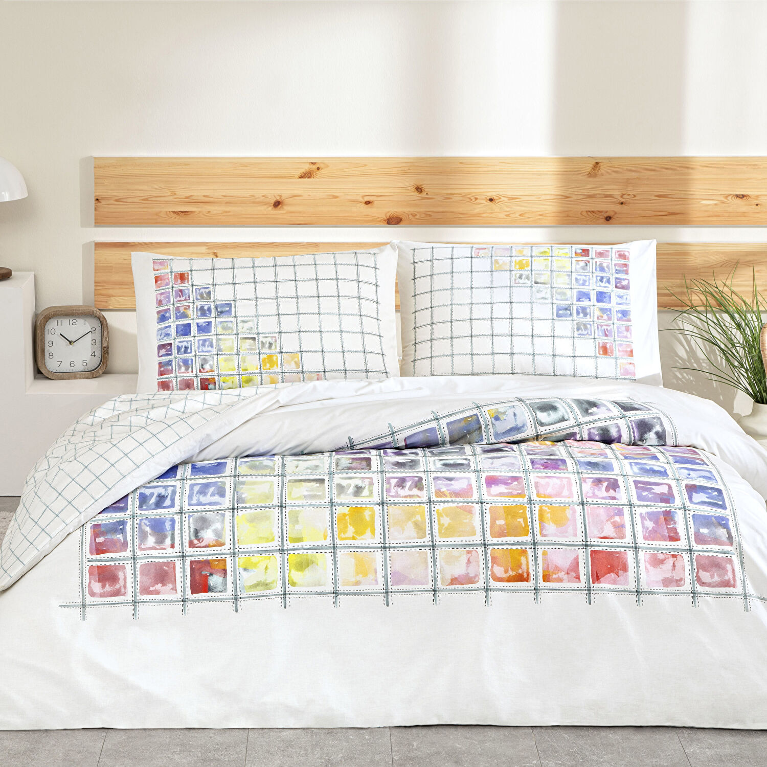 Taç Charmian Ranforce Çift Kişilik Nevresim Takımı Pembe