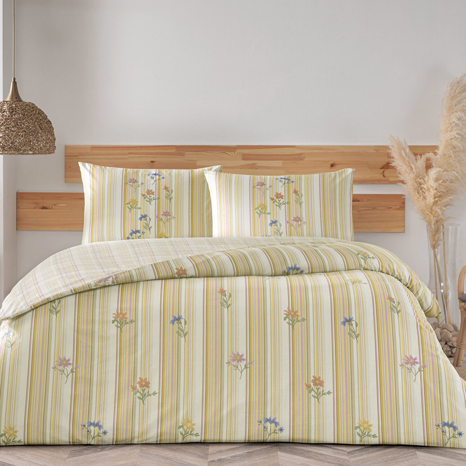 Taç Carlise Ranforce Tek Kişilik Nevresim Takımı Turuncu