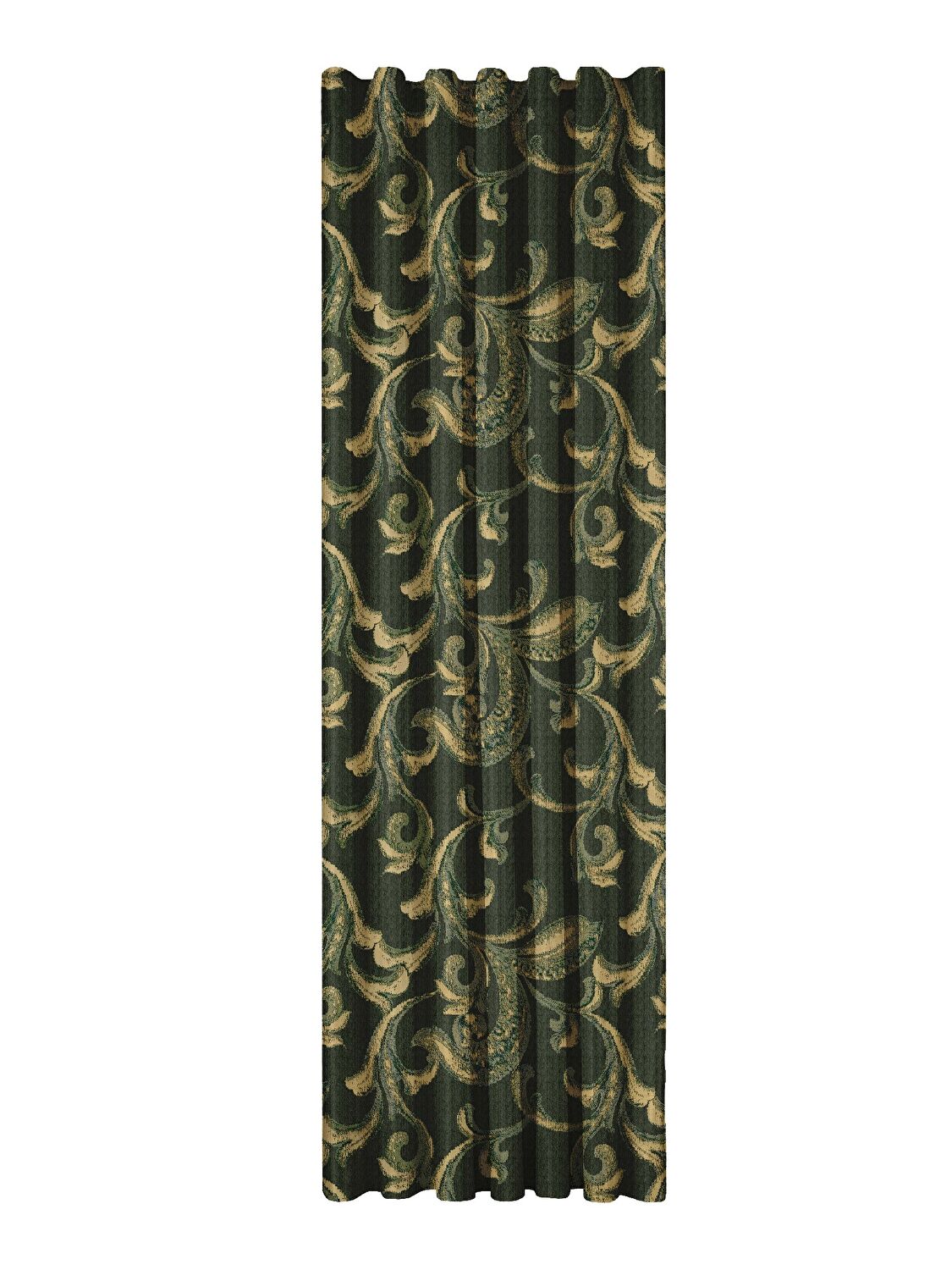 Taç Vulcano Fon Perde Yeşil ( Max Yükseklik : 300 cm )