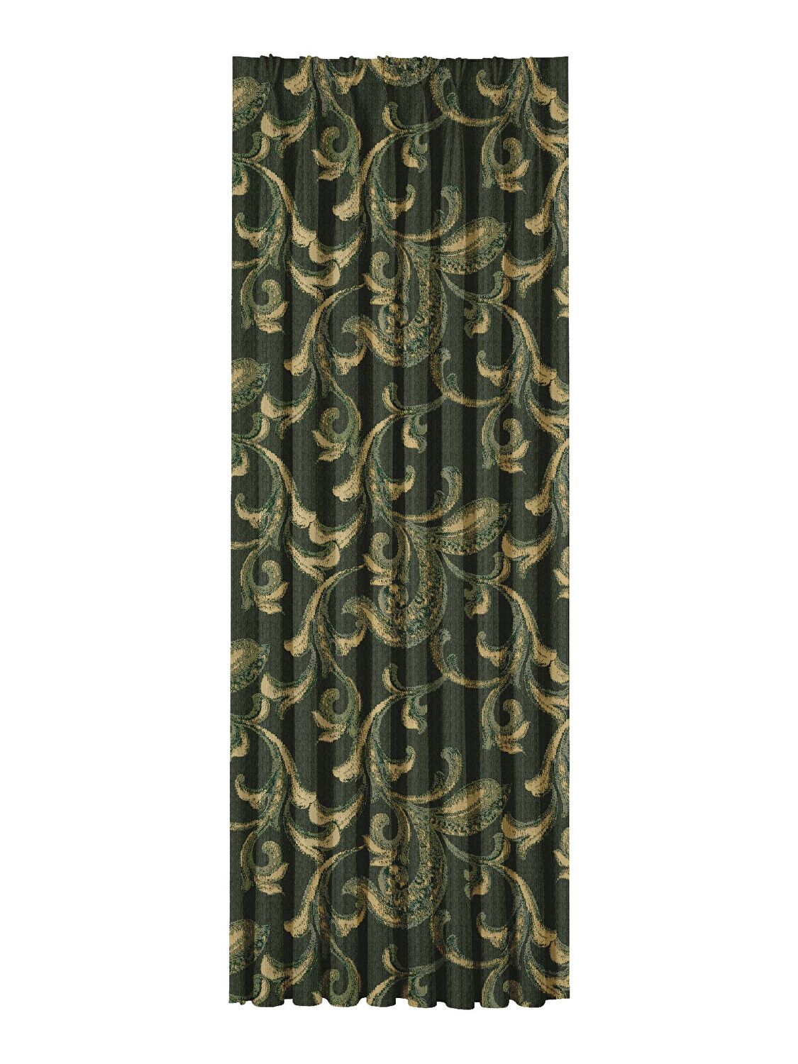 Taç Vulcano Fon Perde Yeşil ( Max Yükseklik : 300 cm )