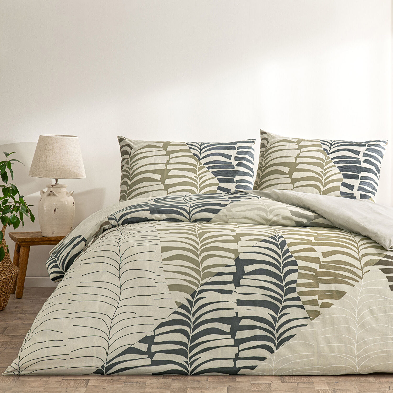 Taç Ella Ranforce Tek Kişilik Nevresim Takımı Kahverengi