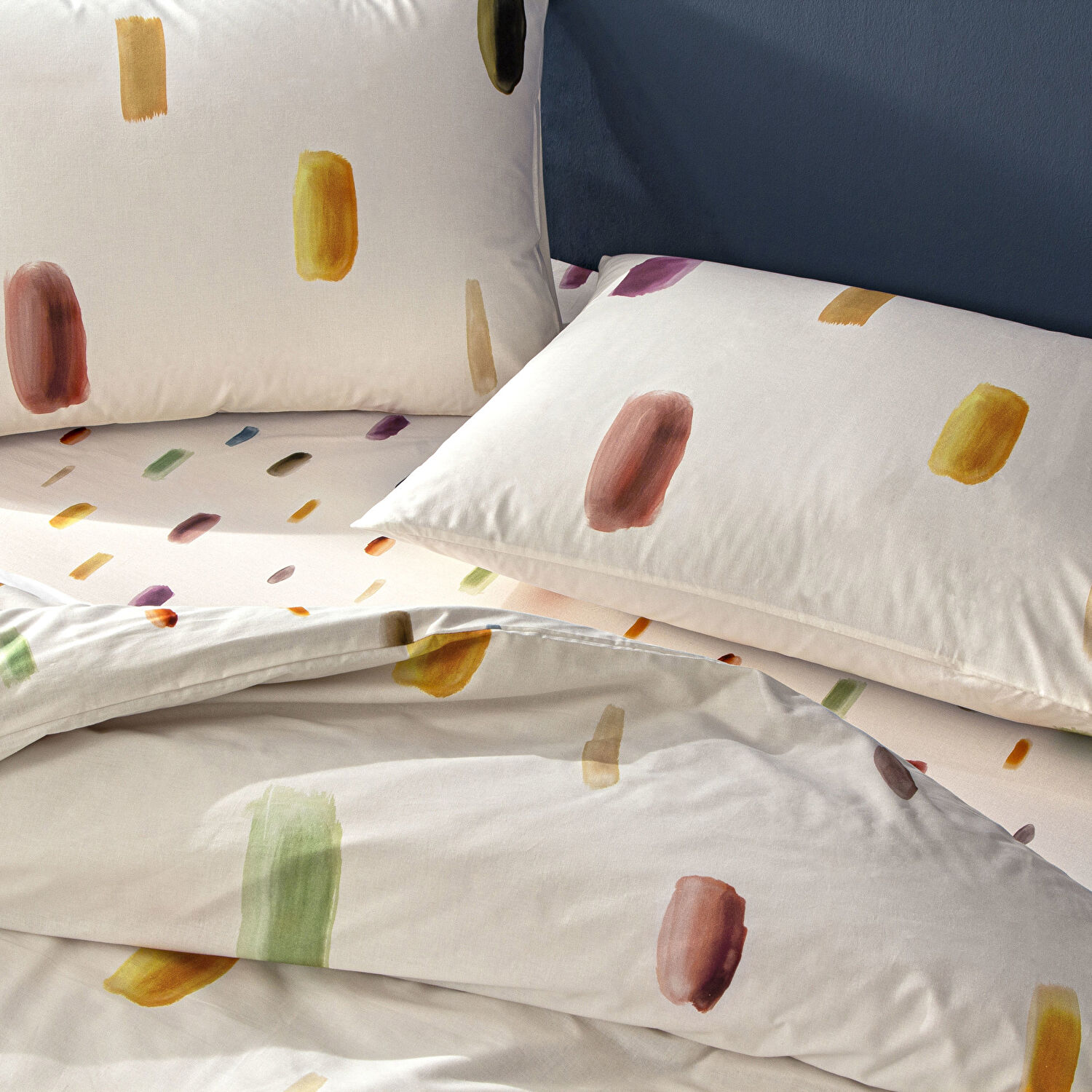 Taç Jullian Ranforce Tek Kişilik Nevresim Takımı Kremrengi