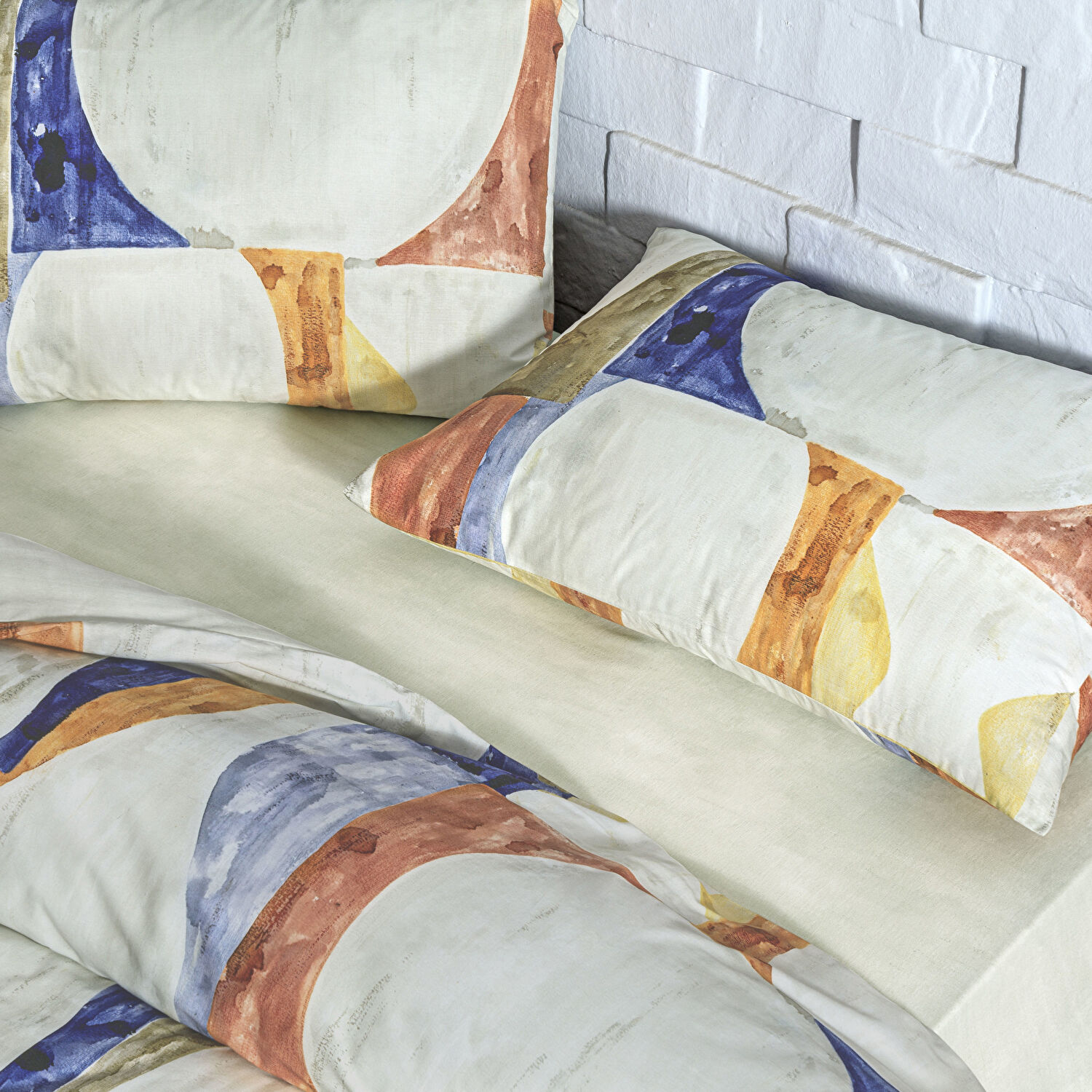 Taç Axel Ranforce Tek Kişilik Nevresim Takımı Mavi