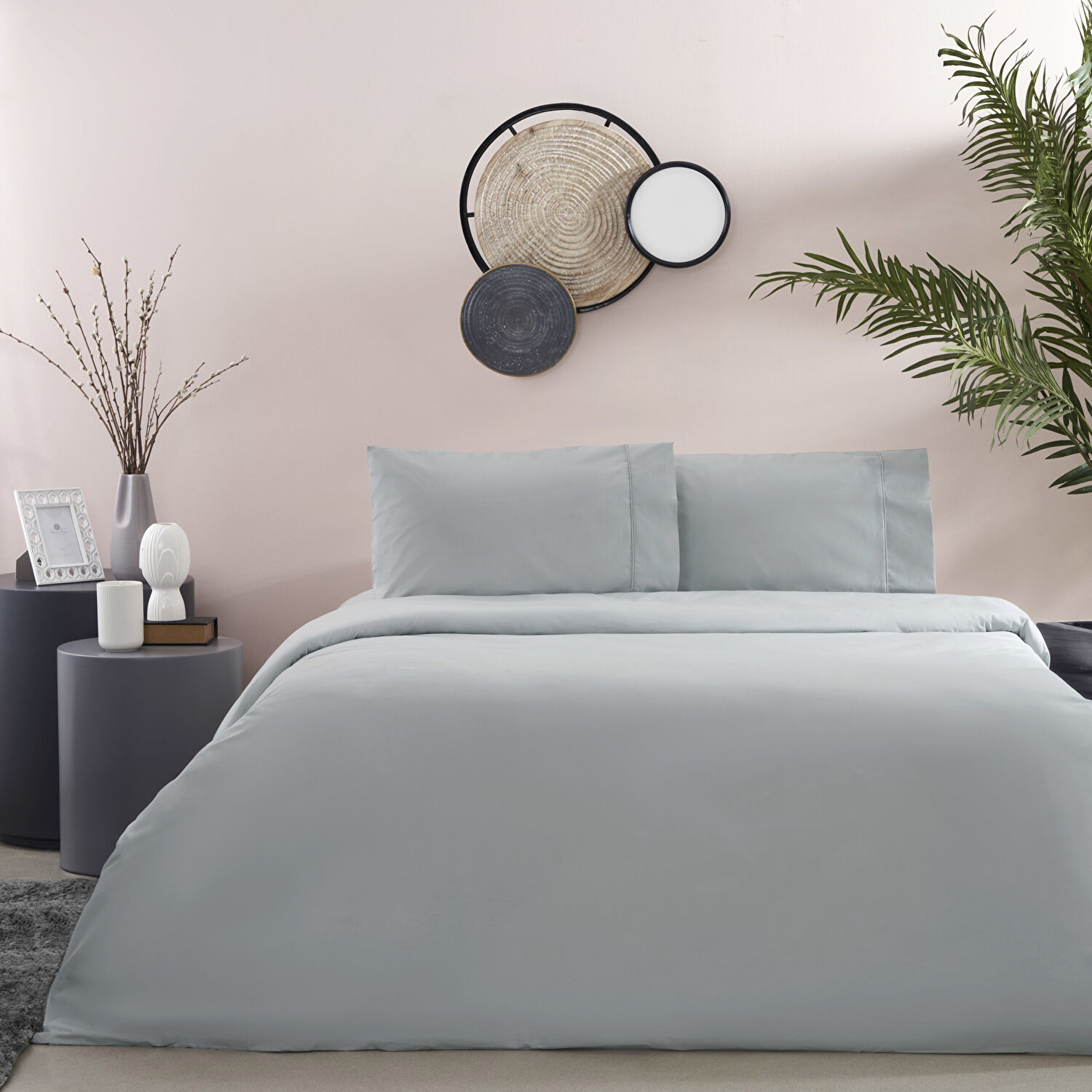 Taç Basic Ranforce Tek Kişilik Nevresim Takımı Antarsit