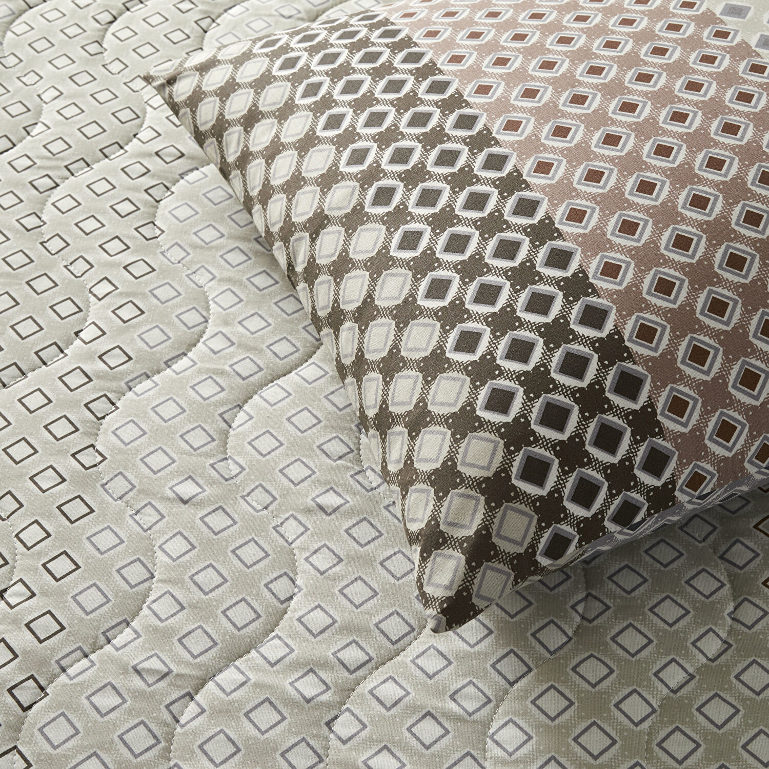 Taç Breeze Ranforce Tek Kişilik Complete Set Gri