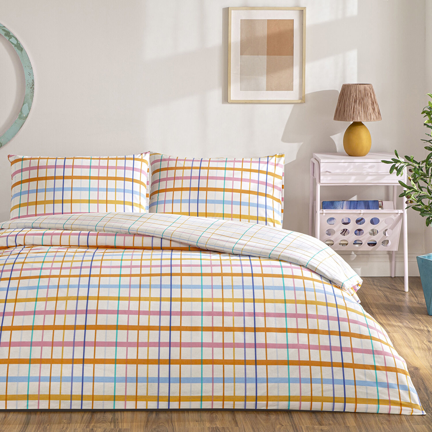 Taç Flexıa Ranforce Çift Kişilik Nevresim Takımı Turuncu