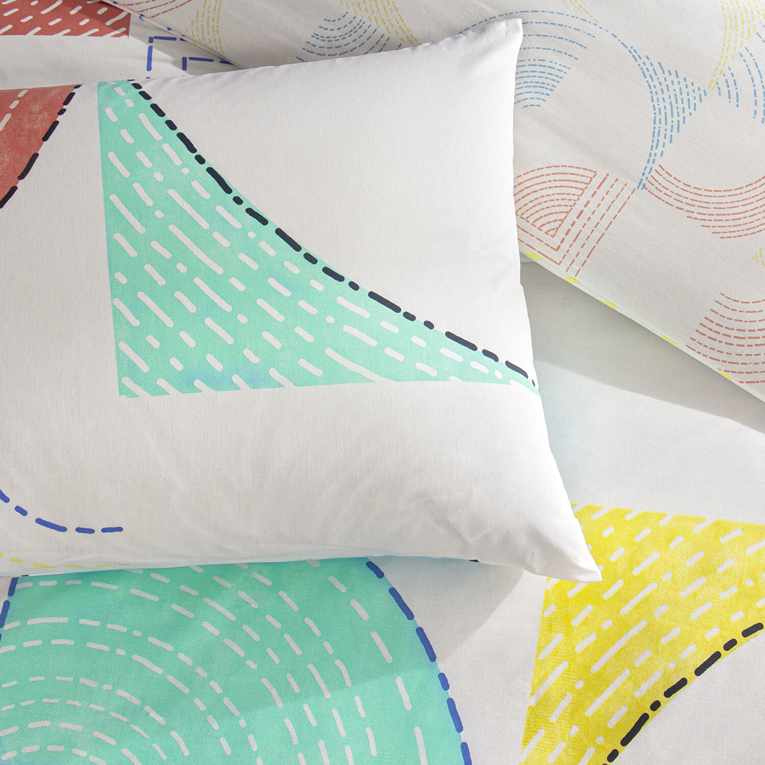 Taç Luvına Ranforce Tek Kişilik Nevresim Takımı Turkuaz