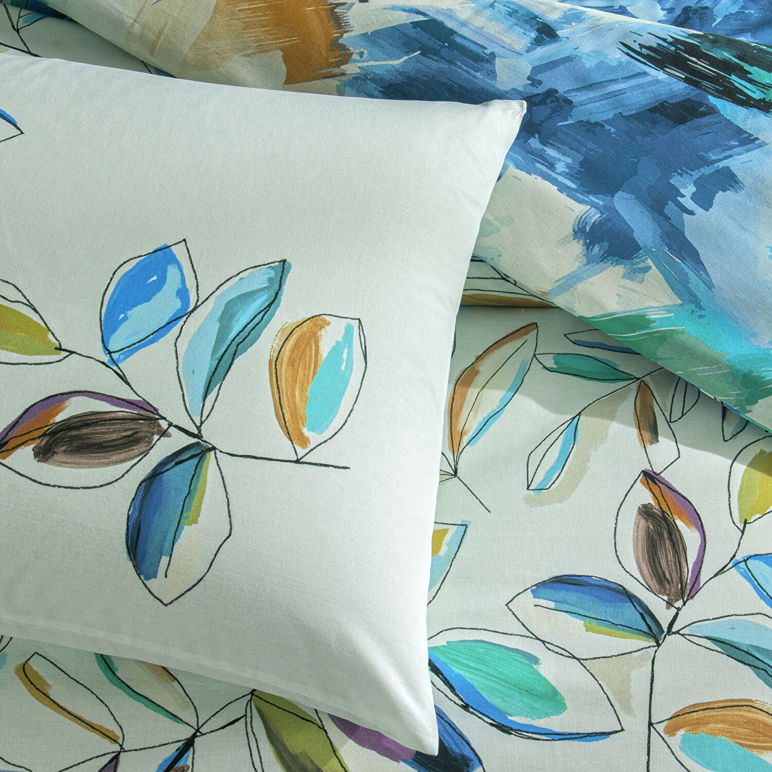 Taç Lıora Ranforce Tek Kişilik Nevresim Takımı Yeşil