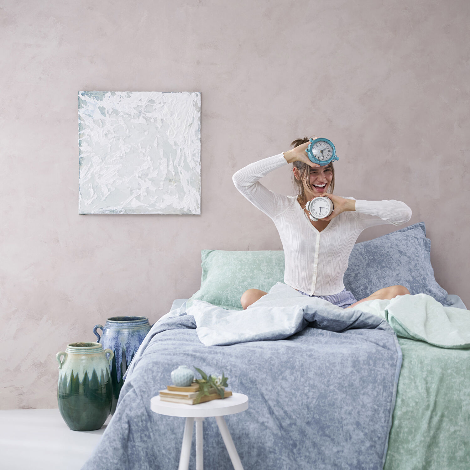 Taç Shimmer Seç&Ser Tek Kişilik Nevresim Takımı Yeşil