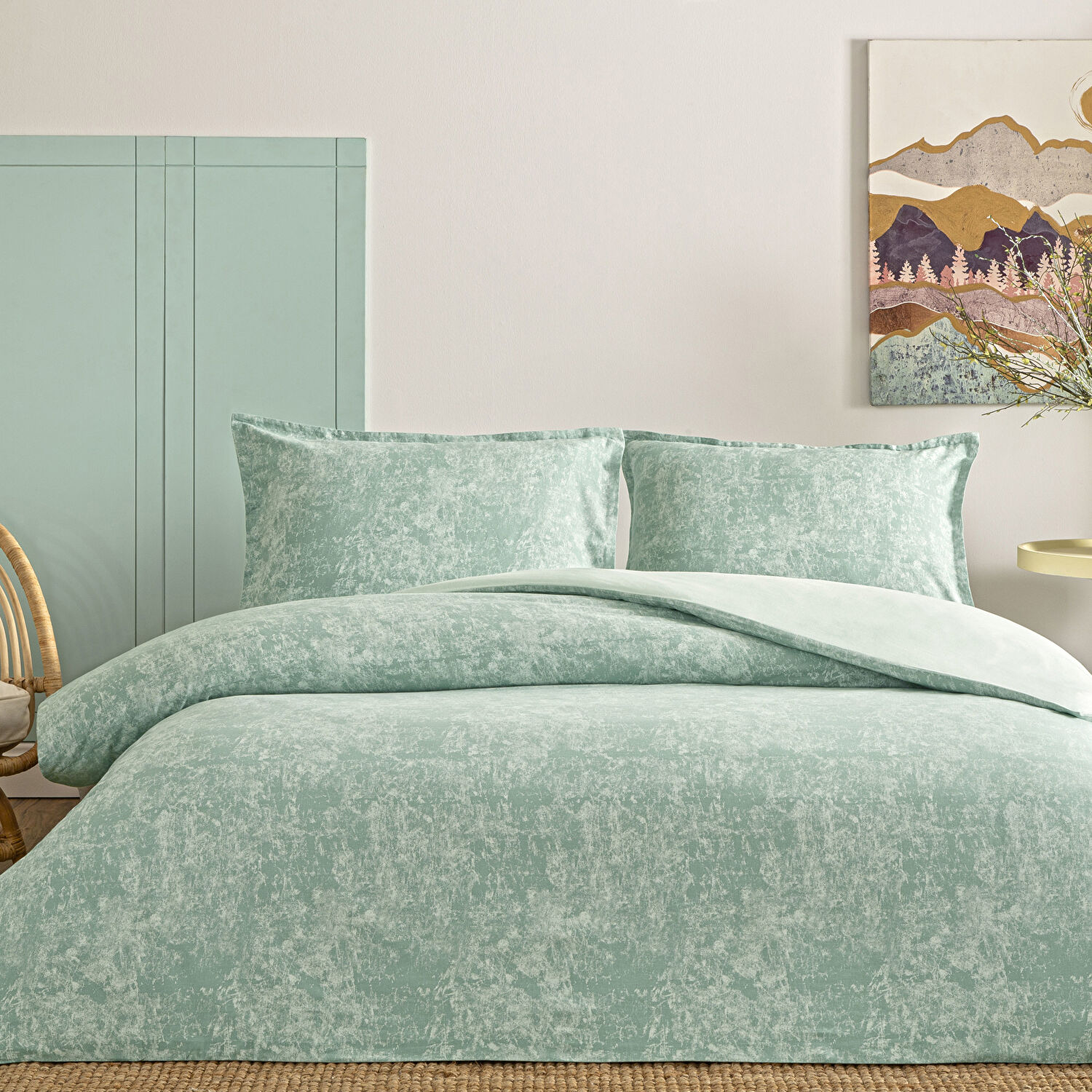 Taç Shimmer Seç&Ser Tek Kişilik Nevresim Takımı Yeşil