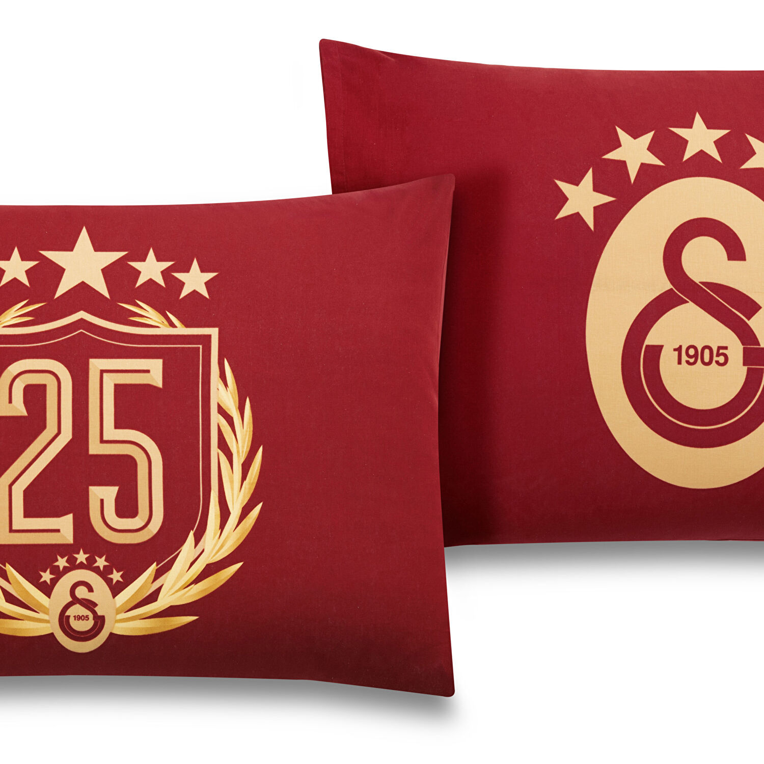 Taç Lisanslı Galatasaray 25.Şampiyonluk 50x70 cm Yastık Kılıfı