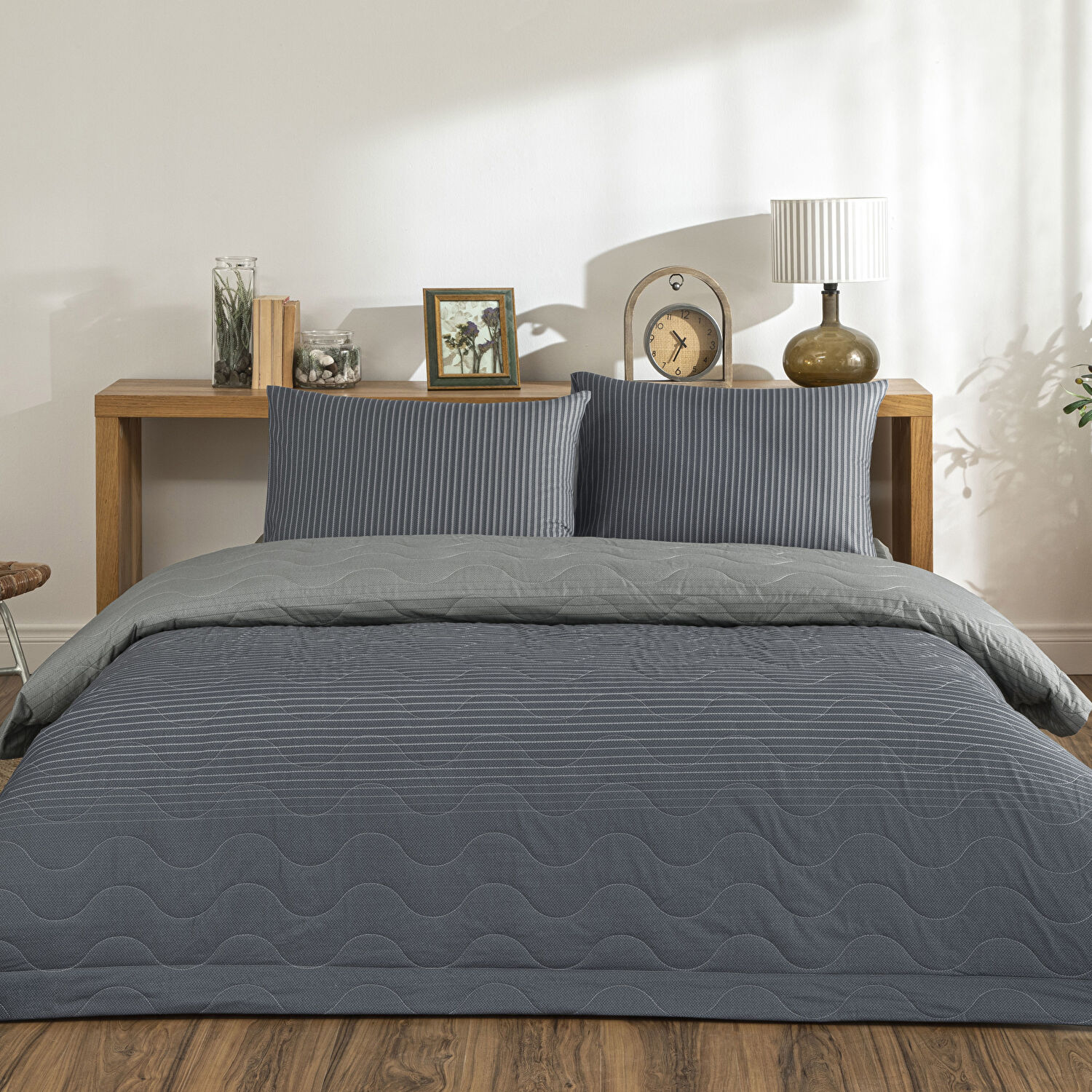 Taç Marwen Tek Kişilik Her Mevsim Complete Set Lacivert