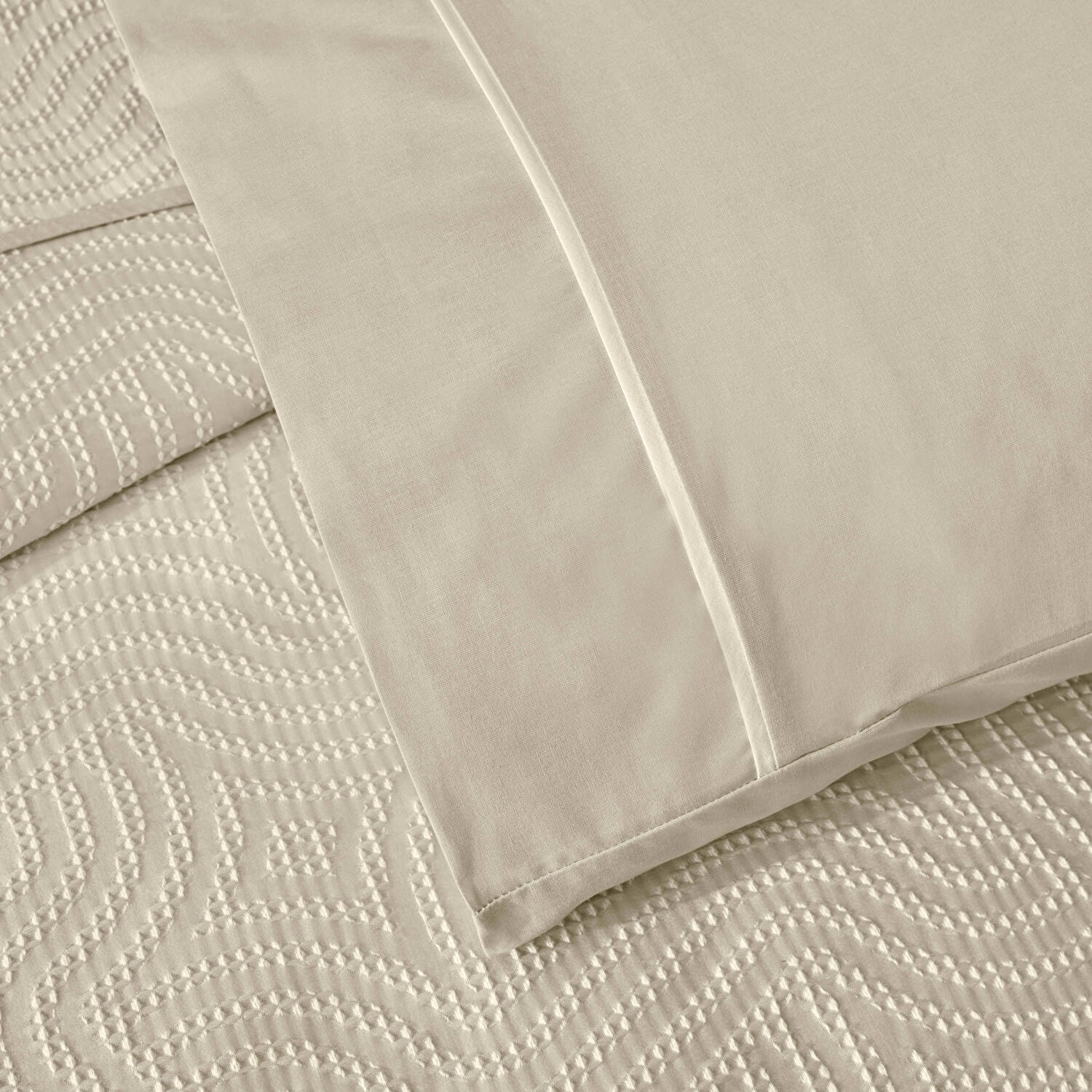 Taç Jakar Selva Çift Kişilik Pike Takımı Taş