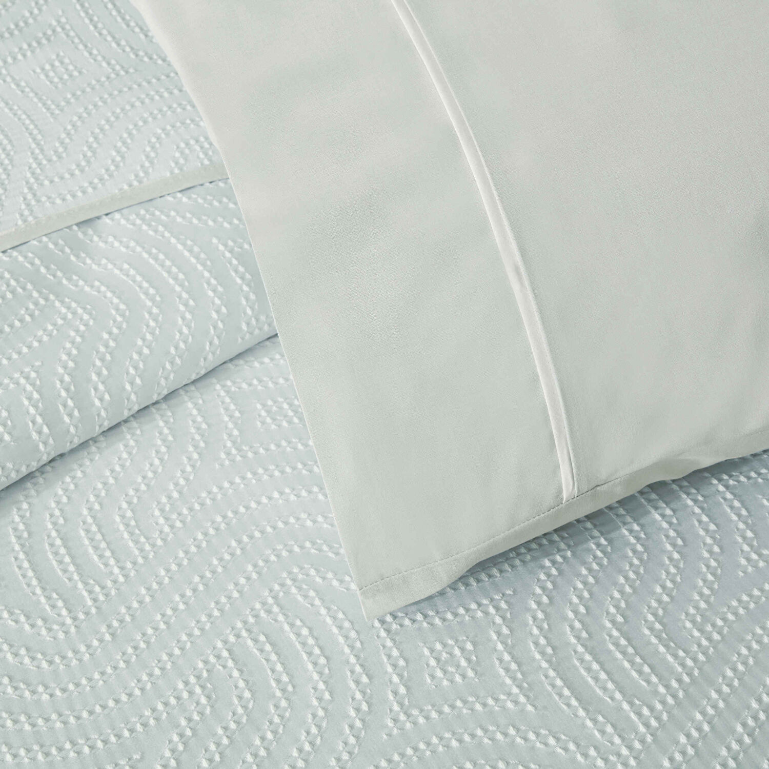 Taç Jakar Selva Çift Kişilik Pike Takımı Mavi