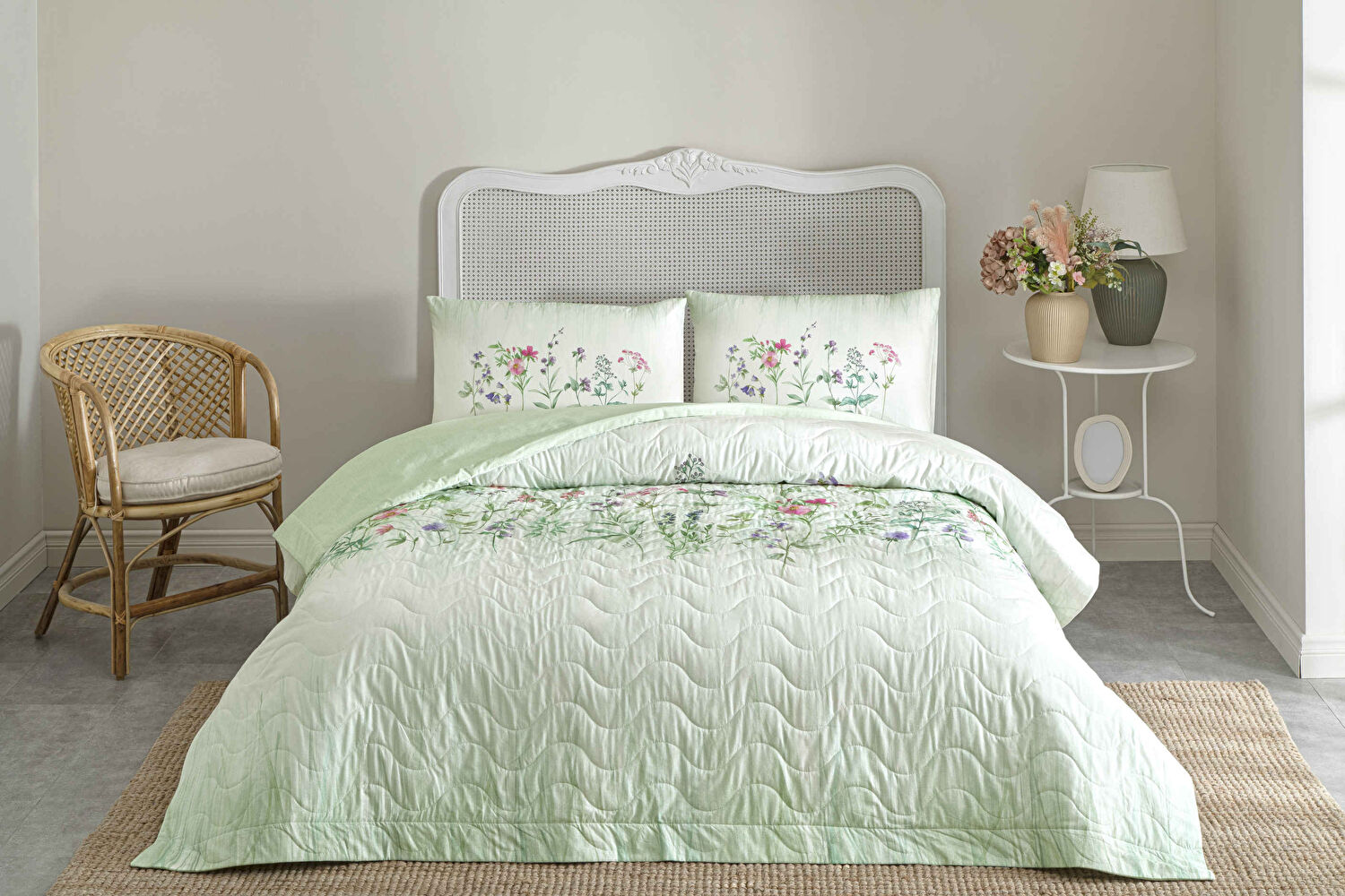 Taç Lioren Çift Kişilik Complete Set Yeşil