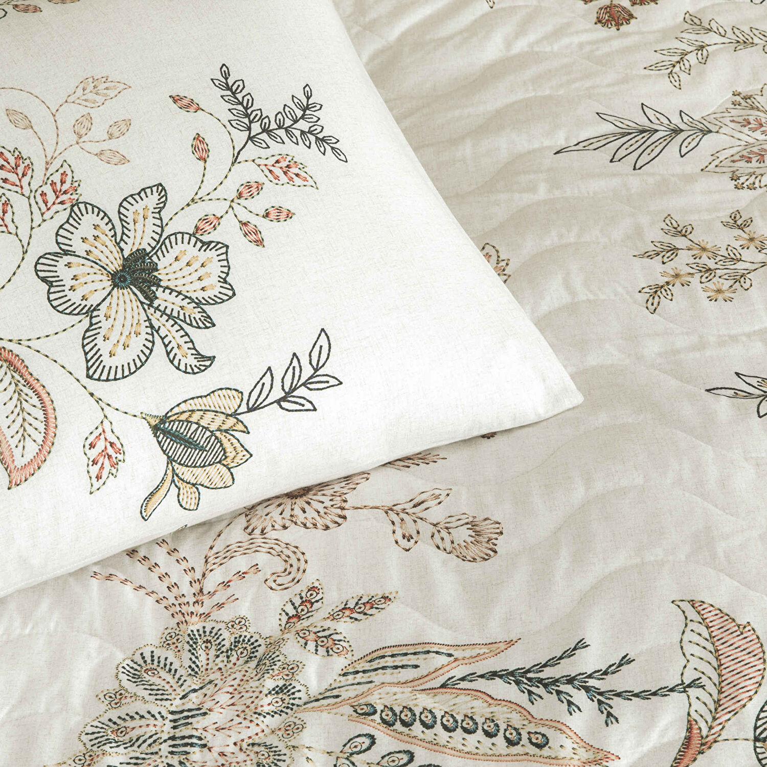 Taç Despina Çift Kişilik Complete Set Beyaz