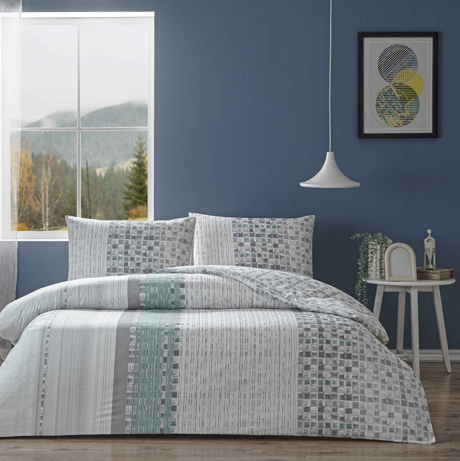 Taç Maxwell Ranforce Tek Kişilik Nevresim Takımı Gri