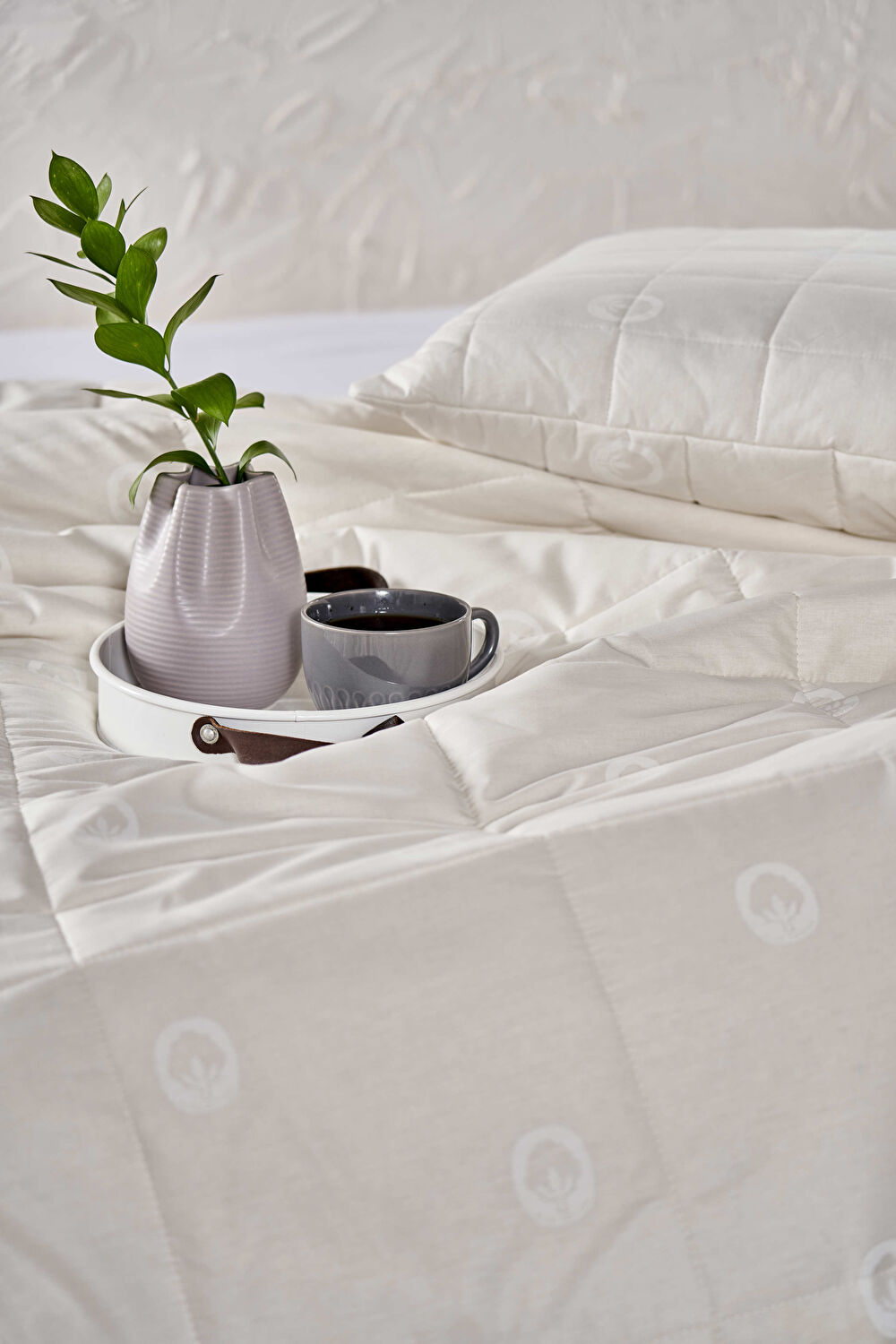 Taç Pure Cotton Pamuk Çift Kişilik Yorgan Beyaz