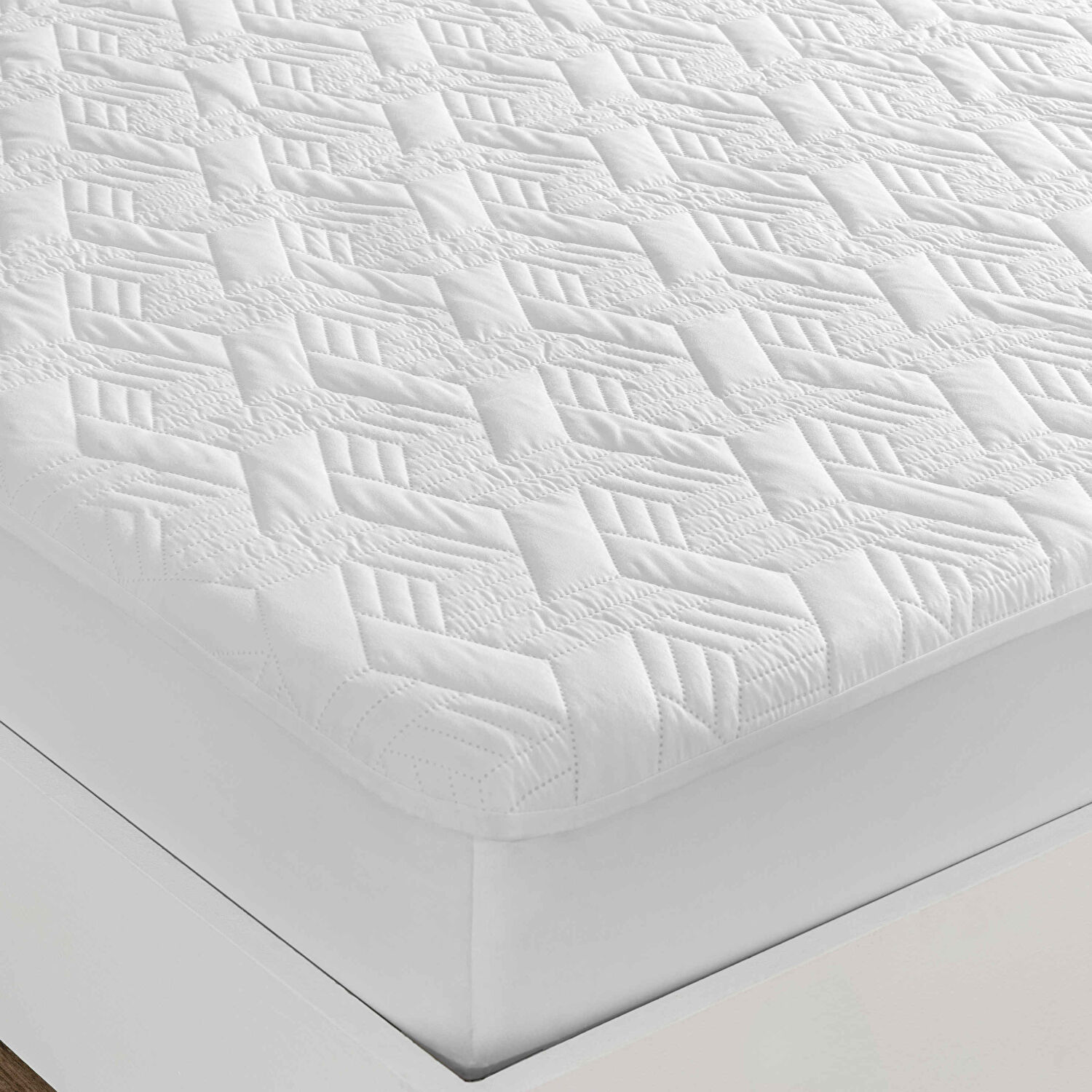 Taç Eco Care Tek Kişilik Sıvı Geçirmez Yatak Alezi Beyaz