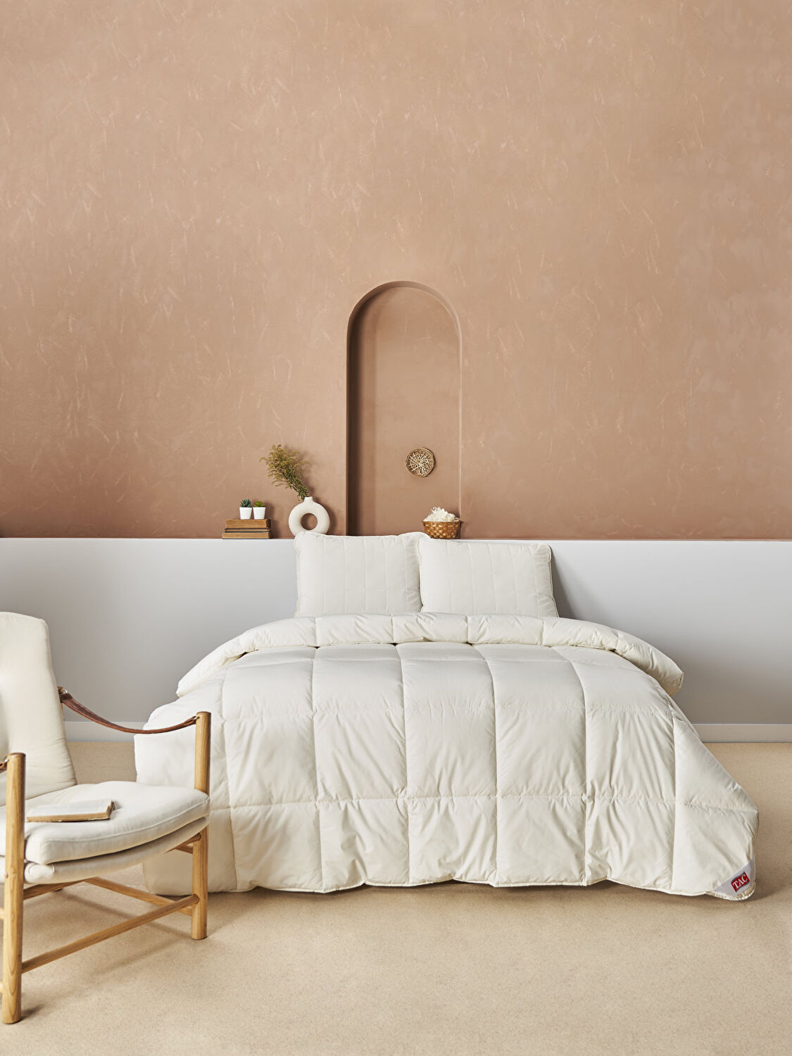 Taç Wool Sense Çift Kişilik Yorgan Beyaz