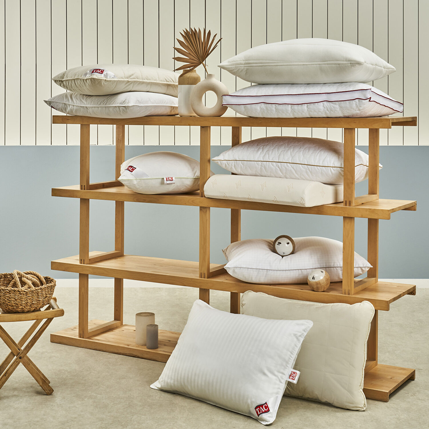 Taç Ascot 50x70 Yastık Beyaz