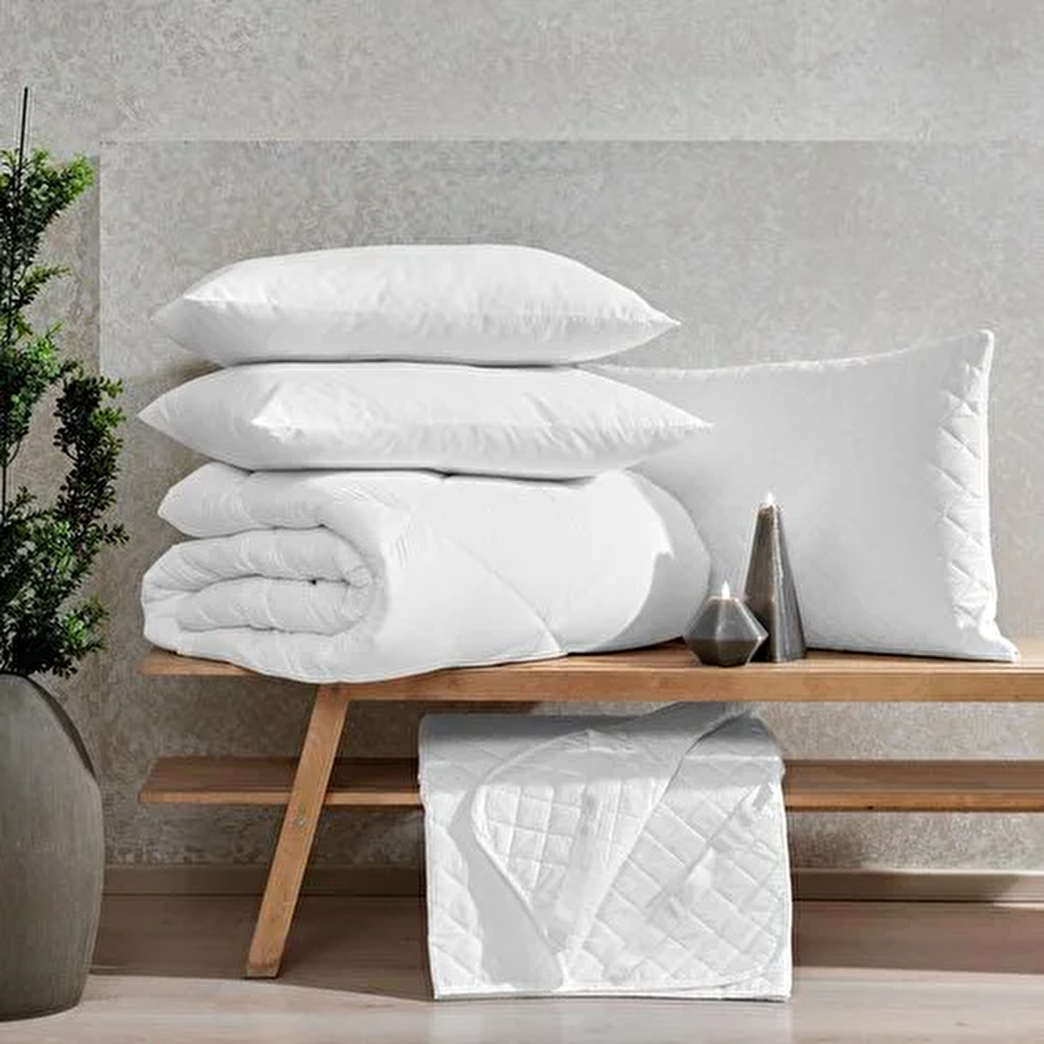 Taç Eco Care Alez 160X200 Beyaz