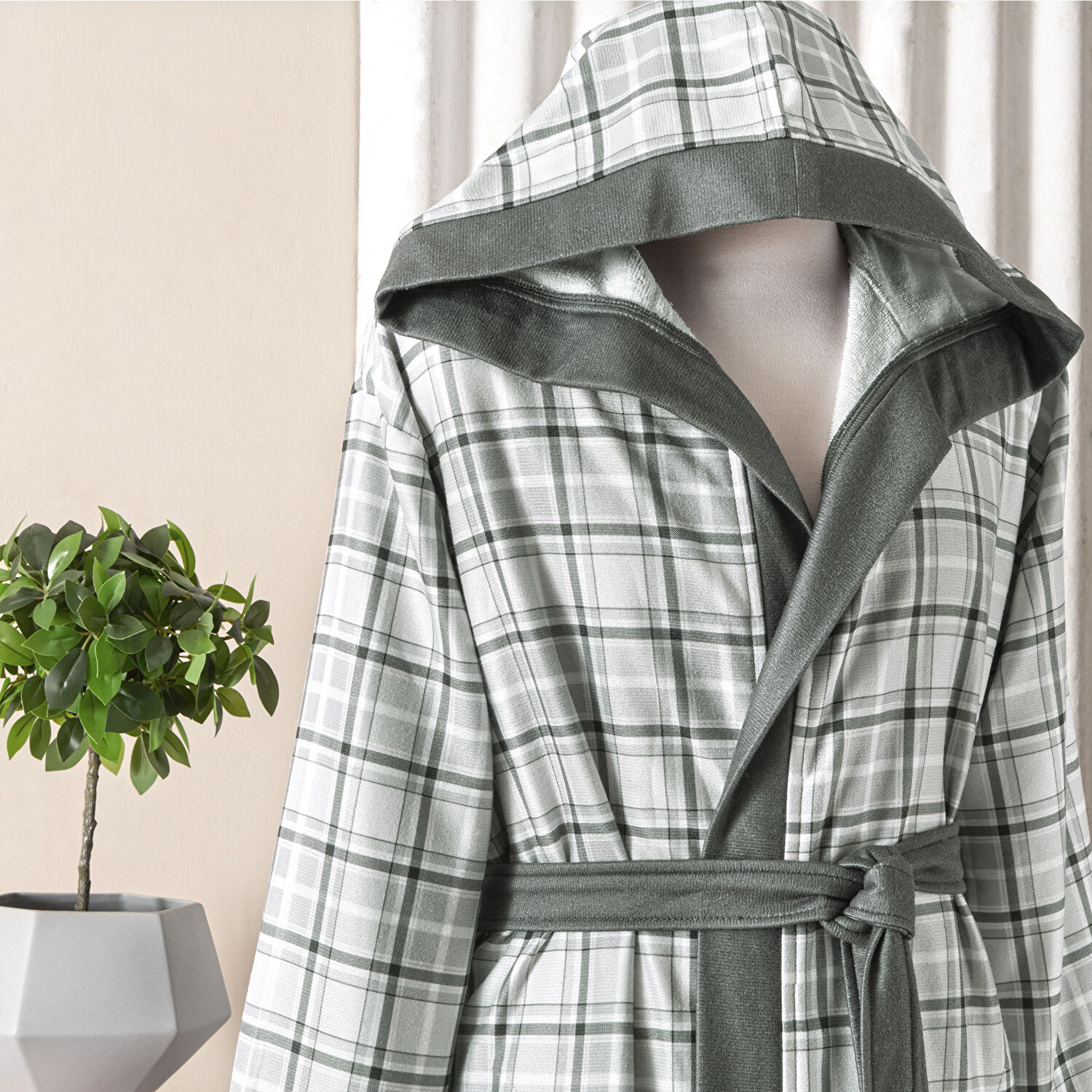 Taç Caleb Pamuk 15-18 Yaş Genç Bornoz Çok Renkli