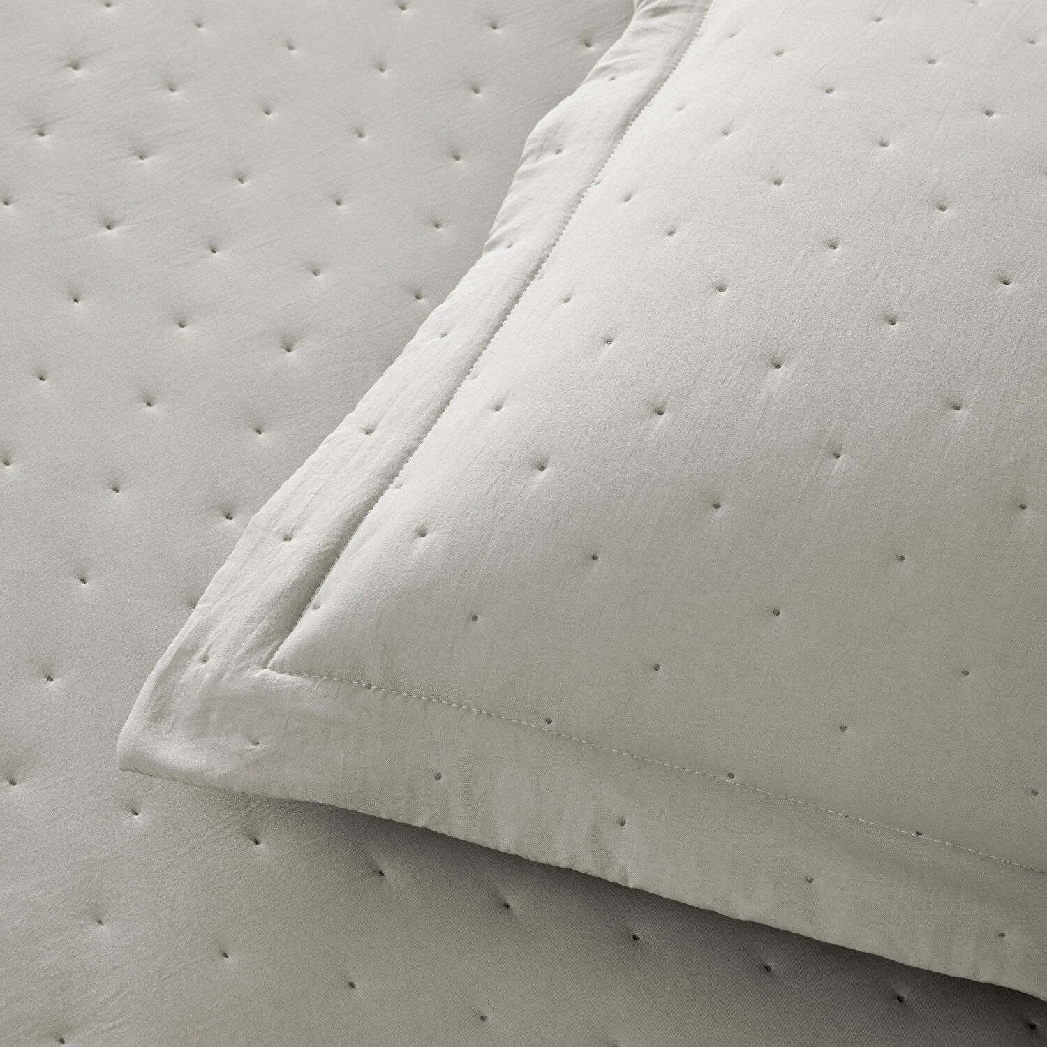 Taç Rita Çift Kişilik Yatak Örtüsü Takımı Gri