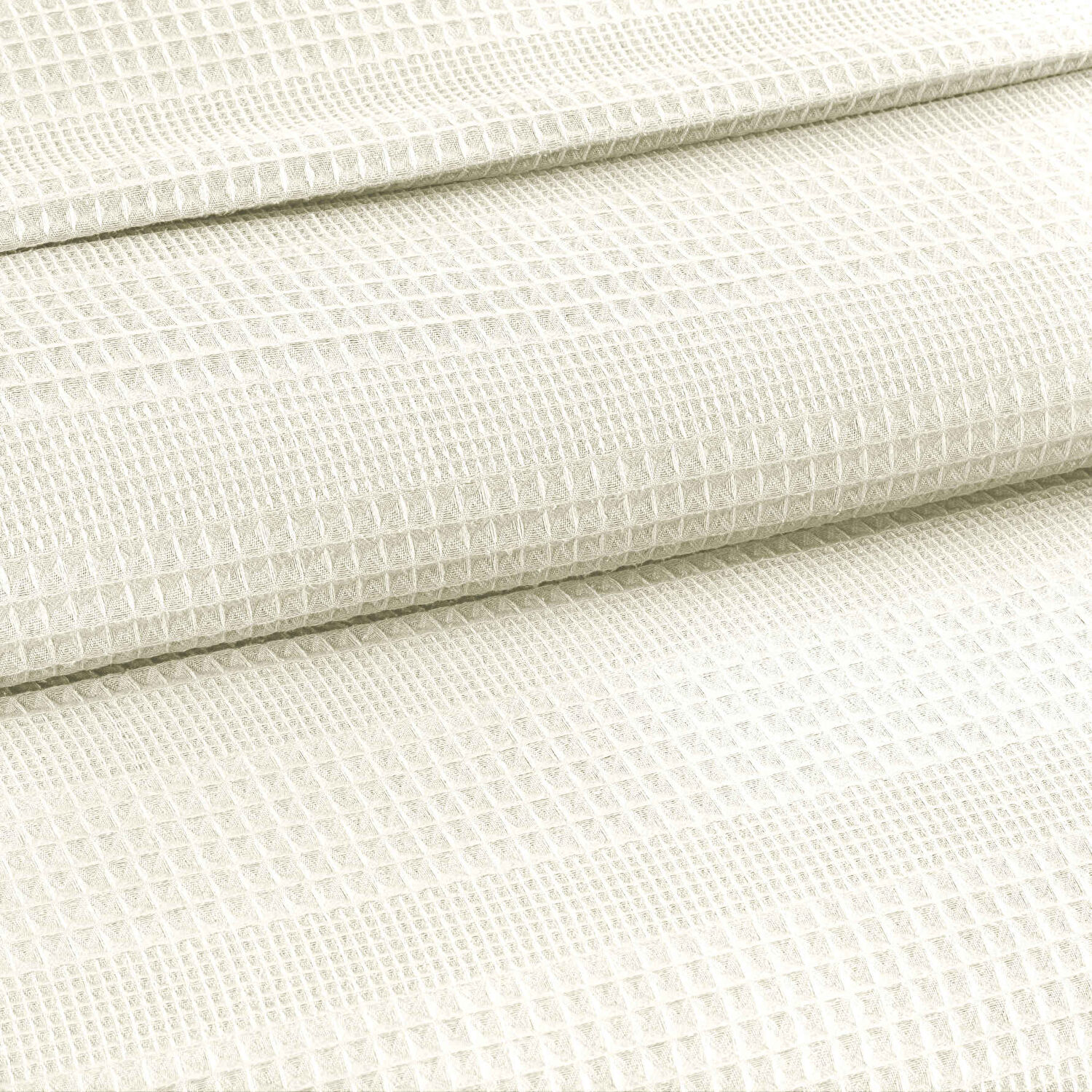 Taç Monet Pamuk Çift Kişilik Pike Kremrengi